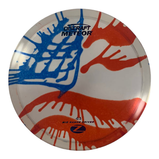 Discraft Meteor | Z Line Fly Dye | USA/Rainbow 177g Disc Golf