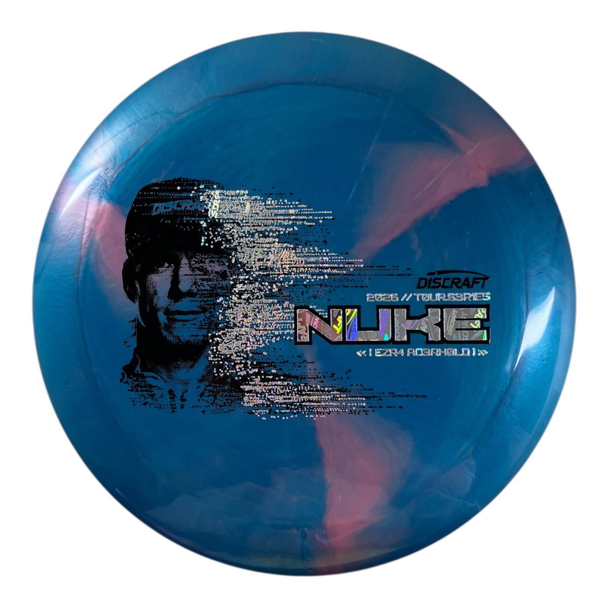 Discraft Nuke | Titanium Big Z | Blue/Money 174g (Ezra Aderhold 2026 Tour Series) Disc Golf