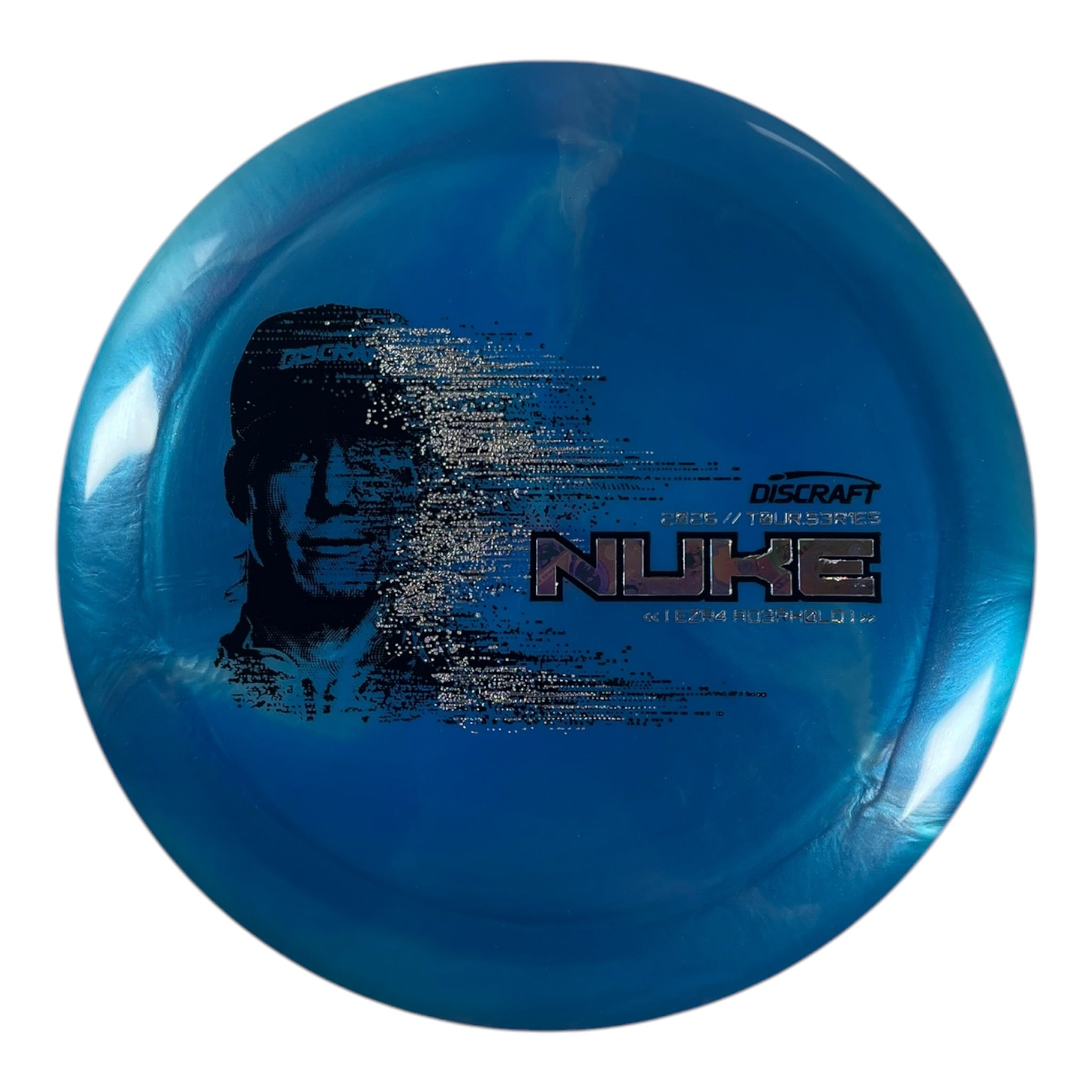 Discraft Nuke | Titanium Big Z | Blue/Money 175g (Ezra Aderhold 2026 Tour Series) Disc Golf