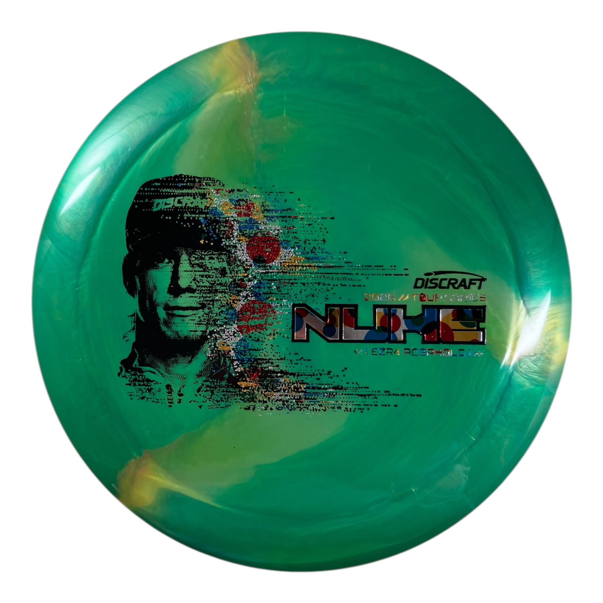 Discraft Nuke | Titanium Big Z | Green/Wonderbread 176g (Ezra Aderhold 2026 Tour Series) Disc Golf