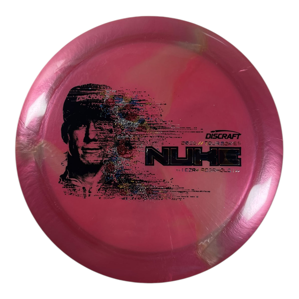 Discraft Nuke | Titanium Big Z | Pink/Wonderbread 173g (Ezra Aderhold 2026 Tour Series) Disc Golf