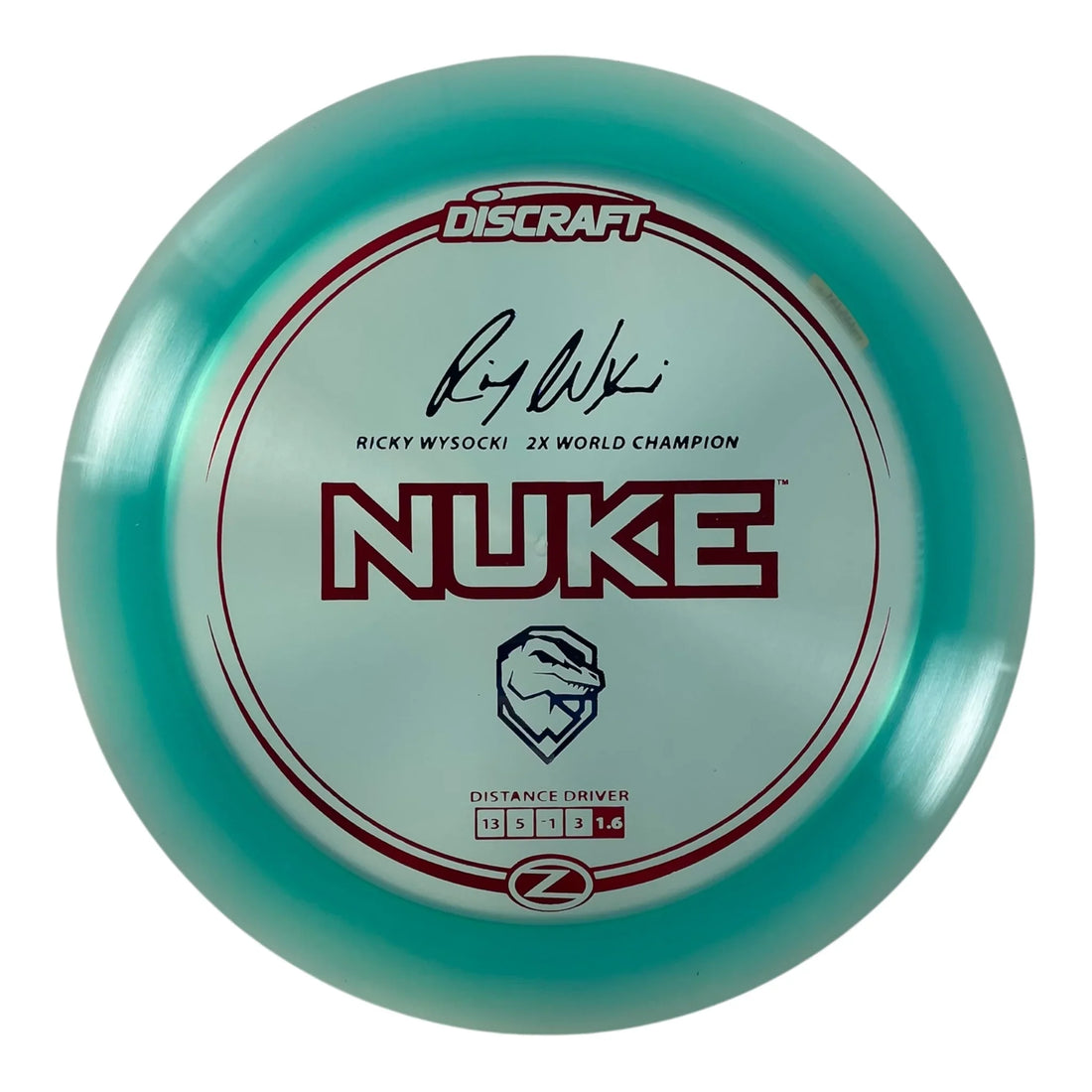Discraft Nuke | Z Line | Blue/Red 174g (Ricky Wysocki) Disc Golf