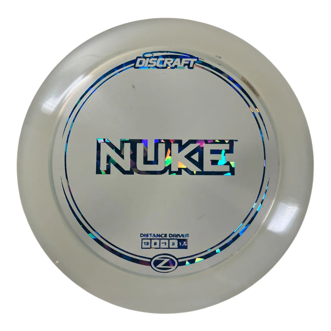 Discraft Nuke | Z Line | Clear/Blue 173g Disc Golf
