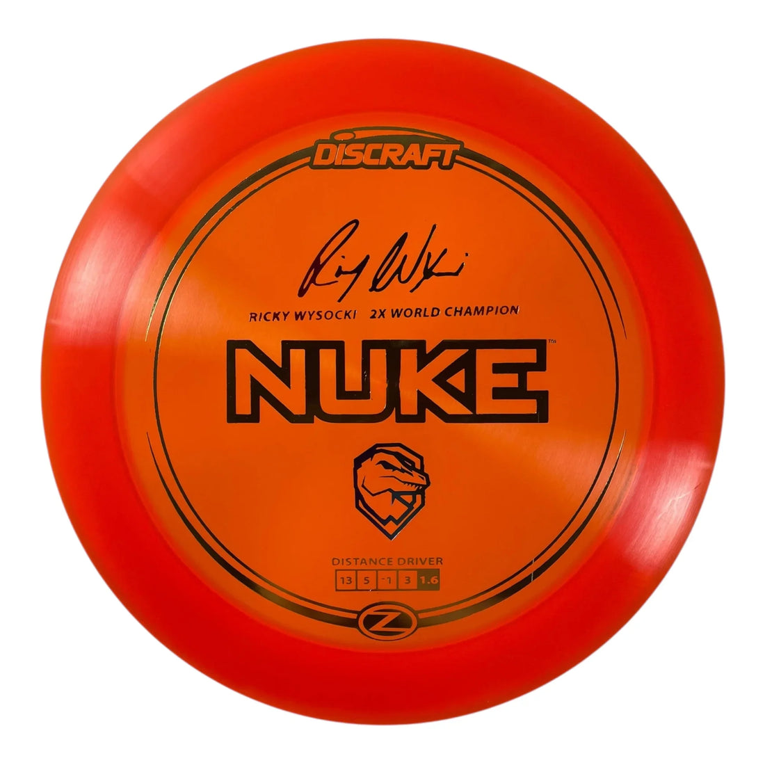 Discraft Nuke | Z Line | Orange/Gold 174g (Ricky Wysocki) Disc Golf