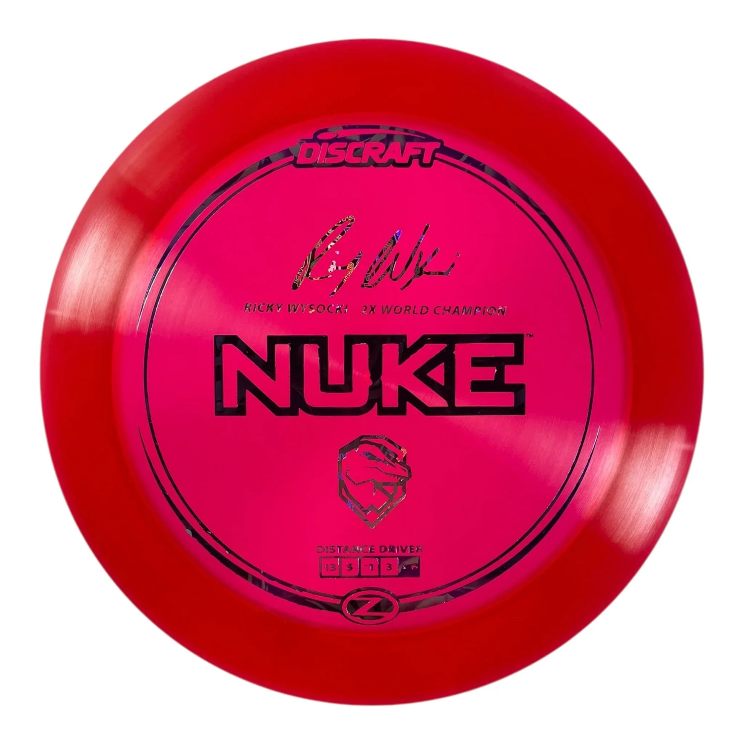 Discraft Nuke | Z Line | Red/Purple 172g (Ricky Wysocki) Disc Golf