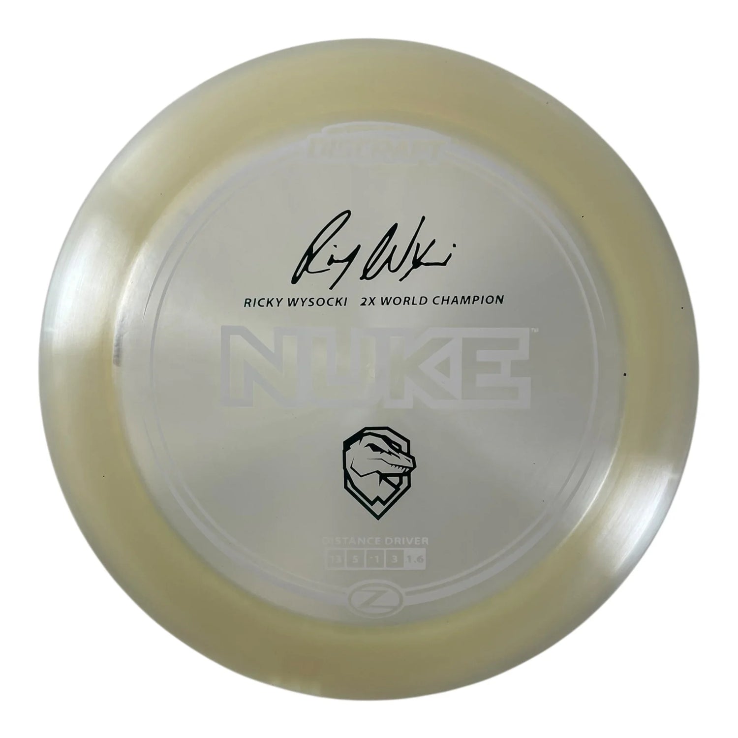 Discraft Nuke | Z Line | White/White 174g (Ricky Wysocki) Disc Golf