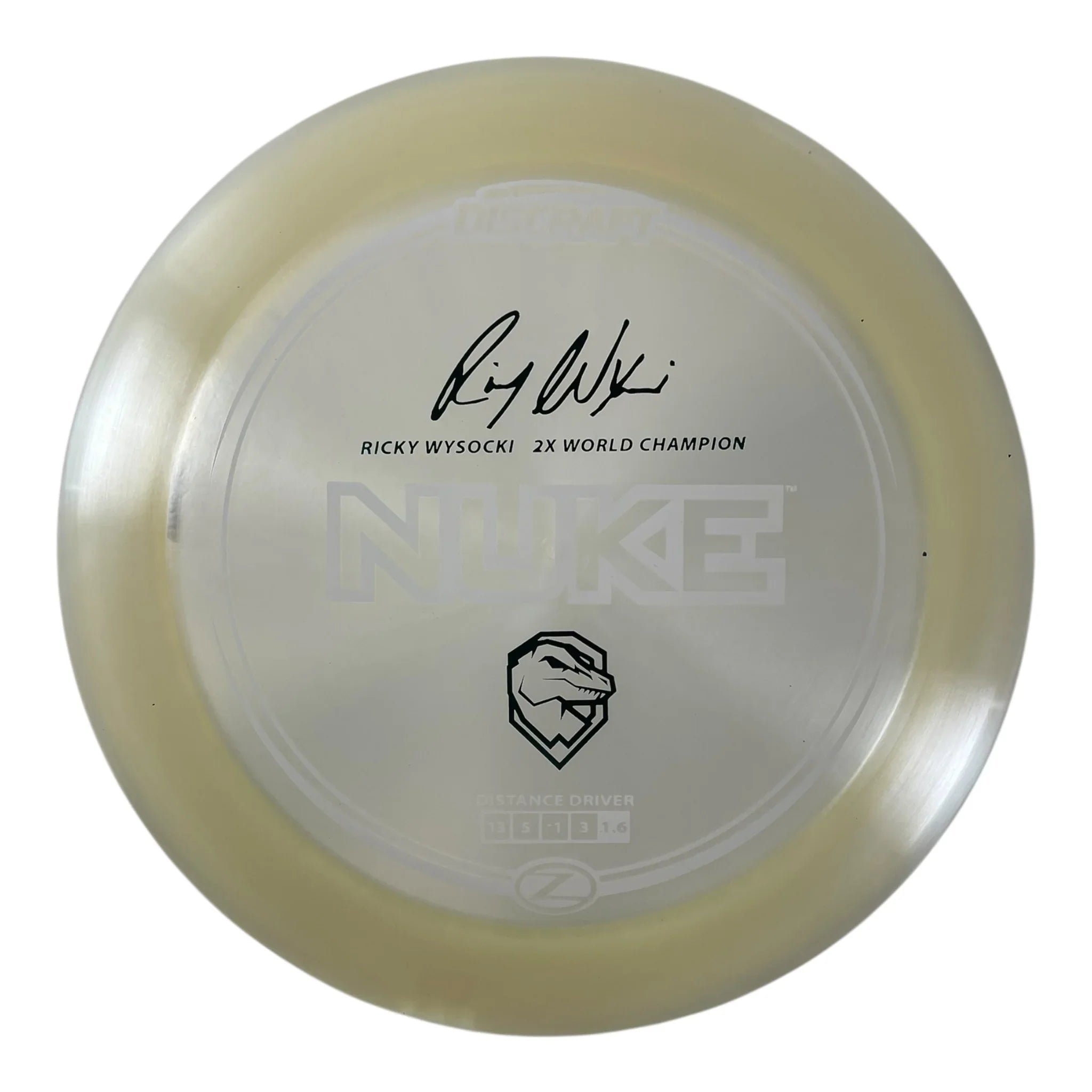 Discraft Nuke | Z Line | White/White 174g (Ricky Wysocki) Disc Golf