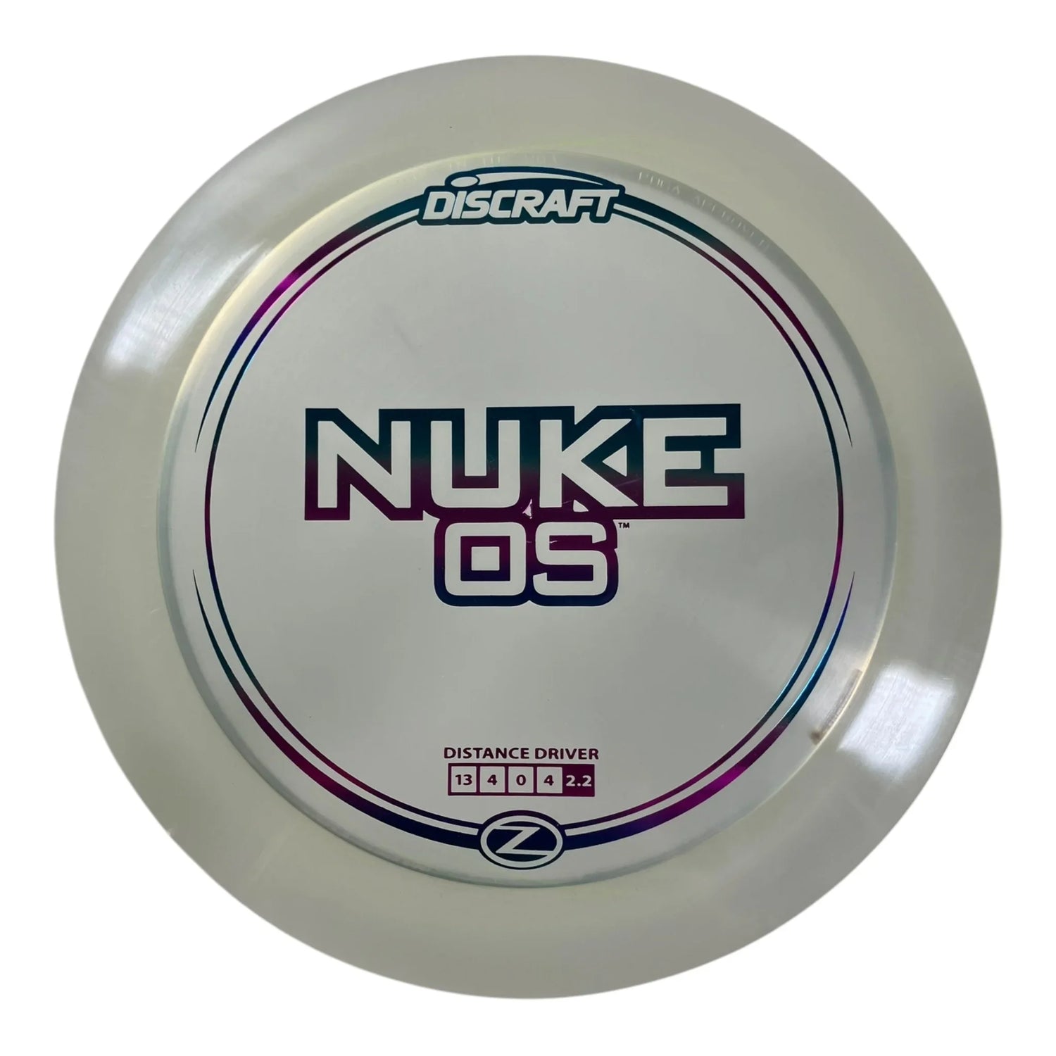Discraft Nuke OS | Z Line | Clear/Sunset 173g Disc Golf