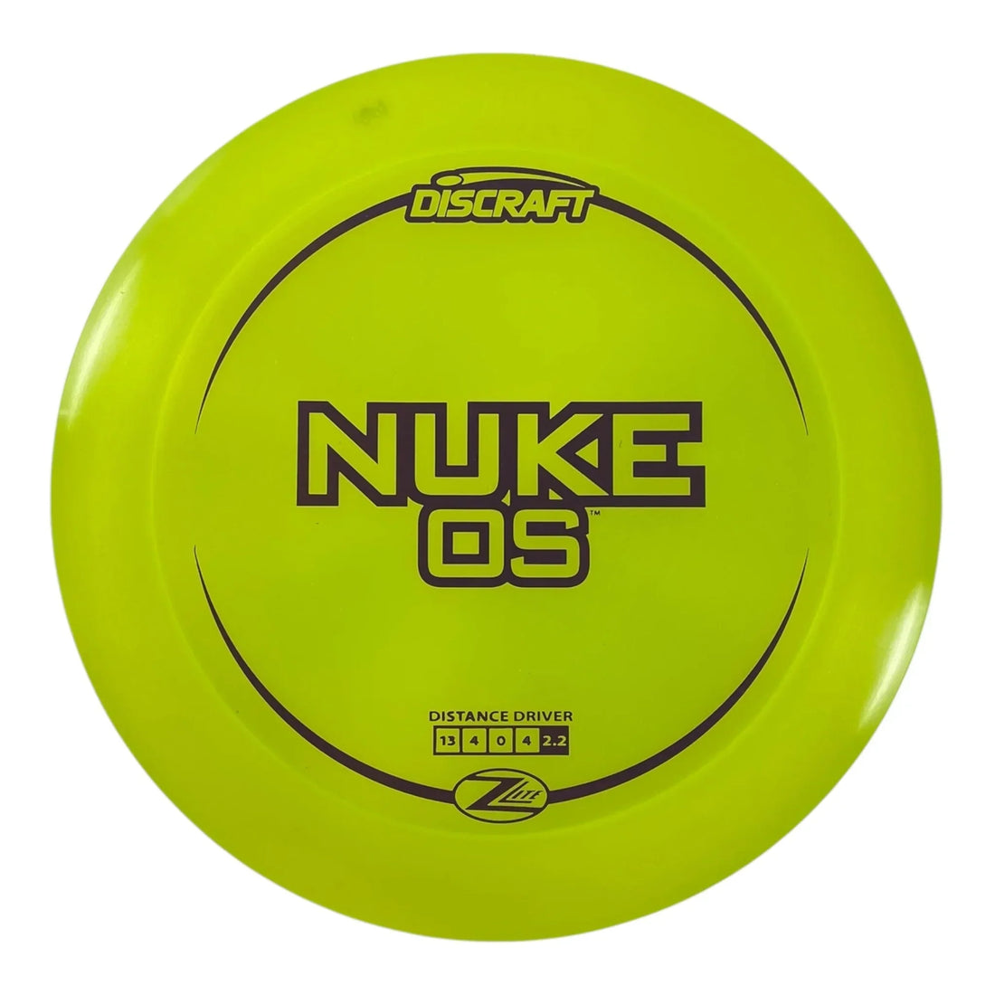 Discraft Nuke OS | Z Lite | Yellow/Purple 163g Disc Golf