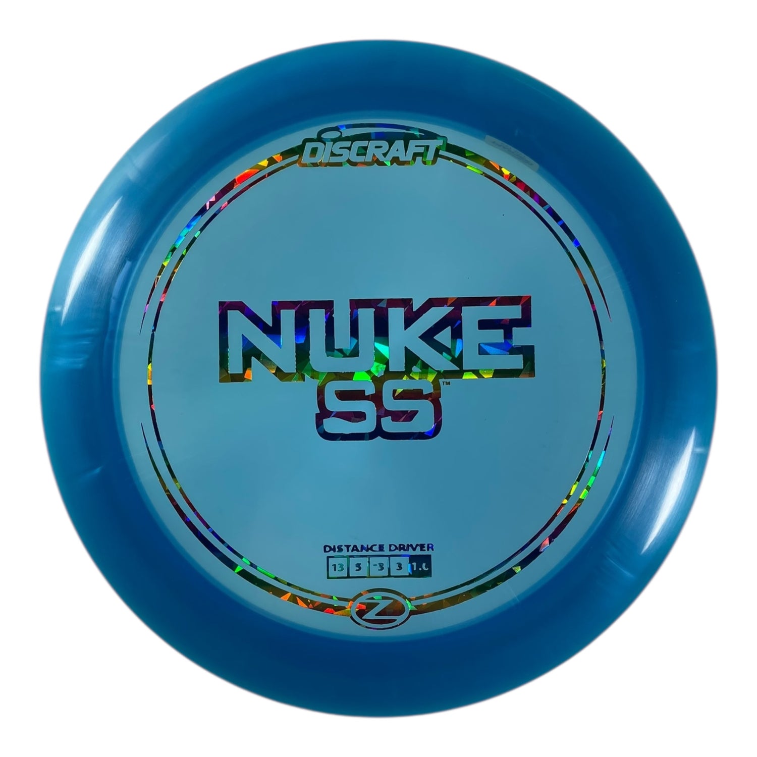 Discraft Nuke SS | Z Line | Blue/Rainbow 172g Disc Golf