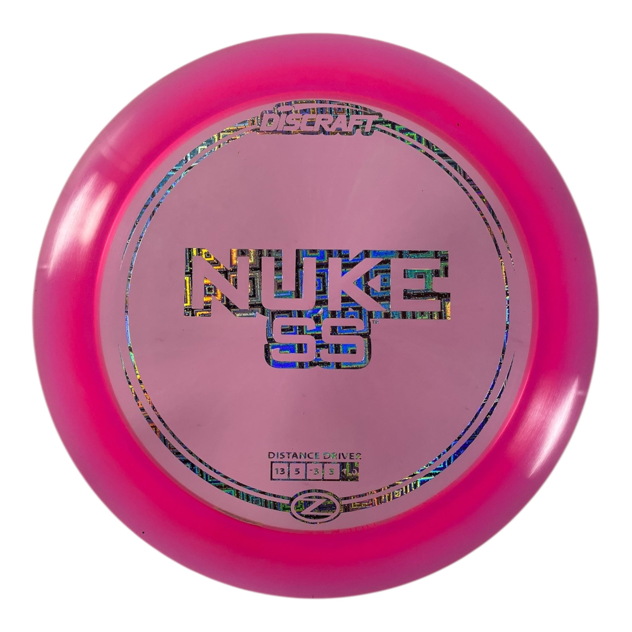 Discraft Nuke SS | Z Line | Pink/Holo 168-174g Disc Golf