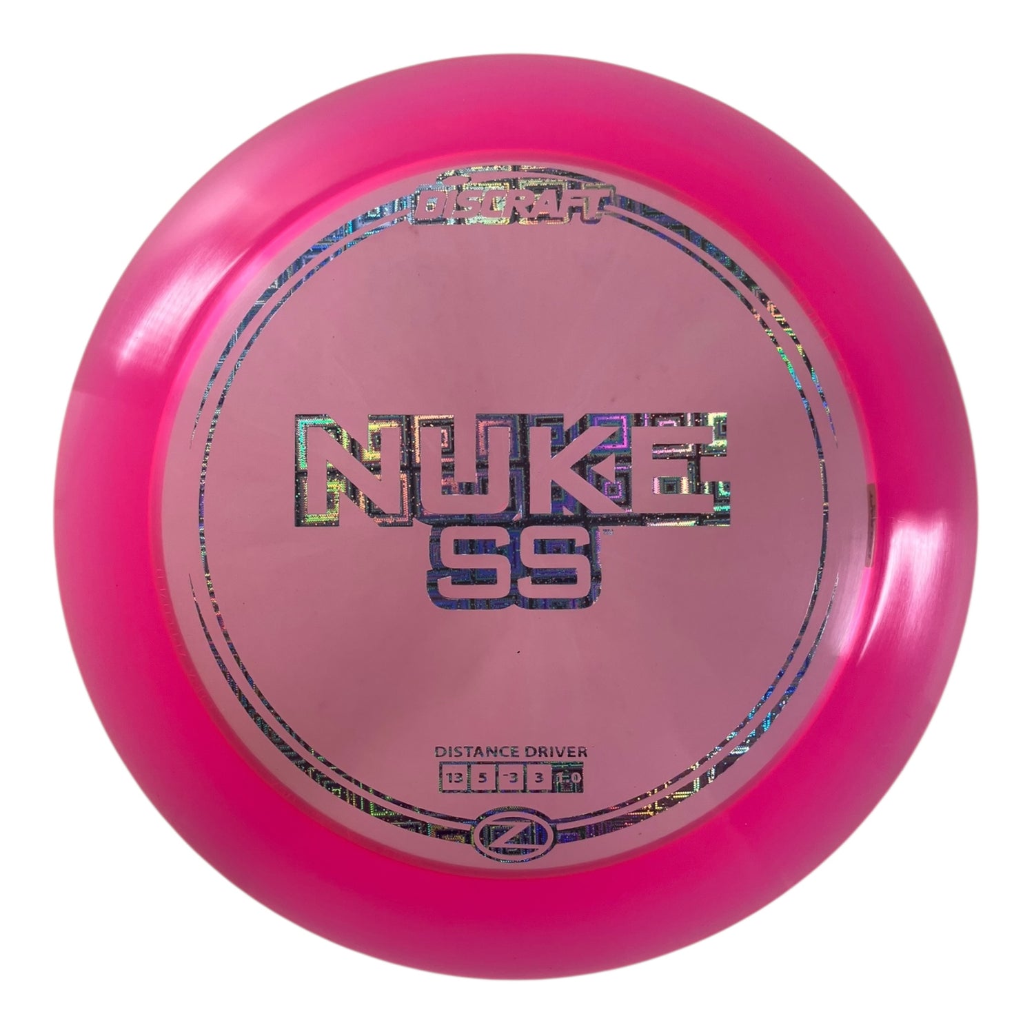 Discraft Nuke SS | Z Line | Pink/Holo 169g Disc Golf