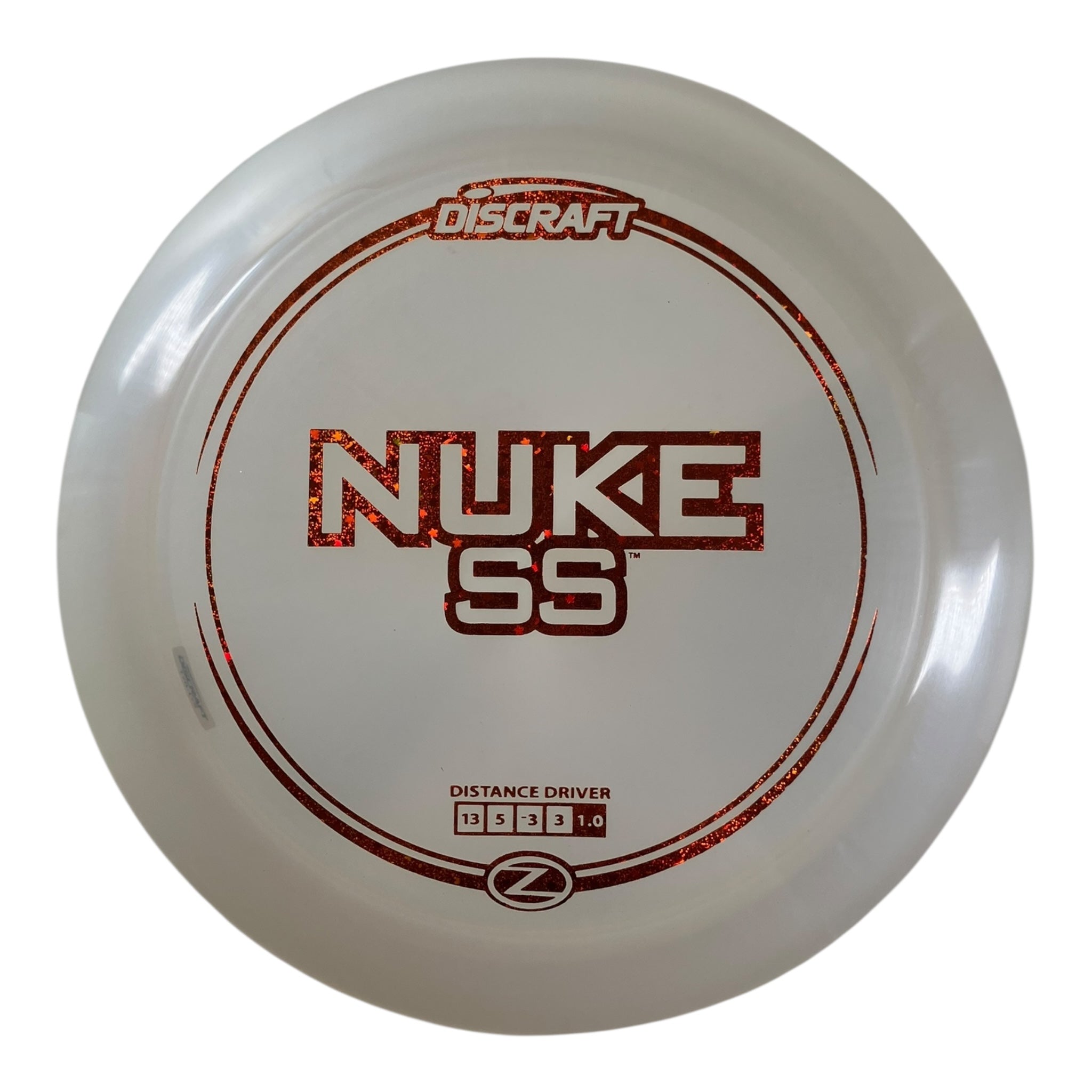 Discraft Nuke SS | Z Line | White/Bronze 172g Disc Golf