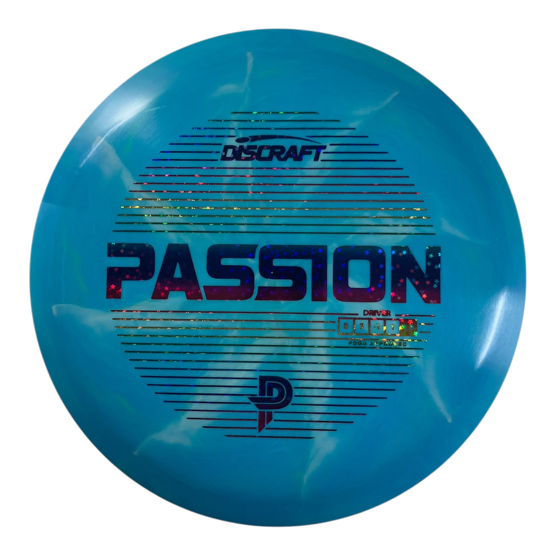 Discraft Passion | ESP | Blue/Rainbow Stars 163g (Paige Pierce) Disc Golf