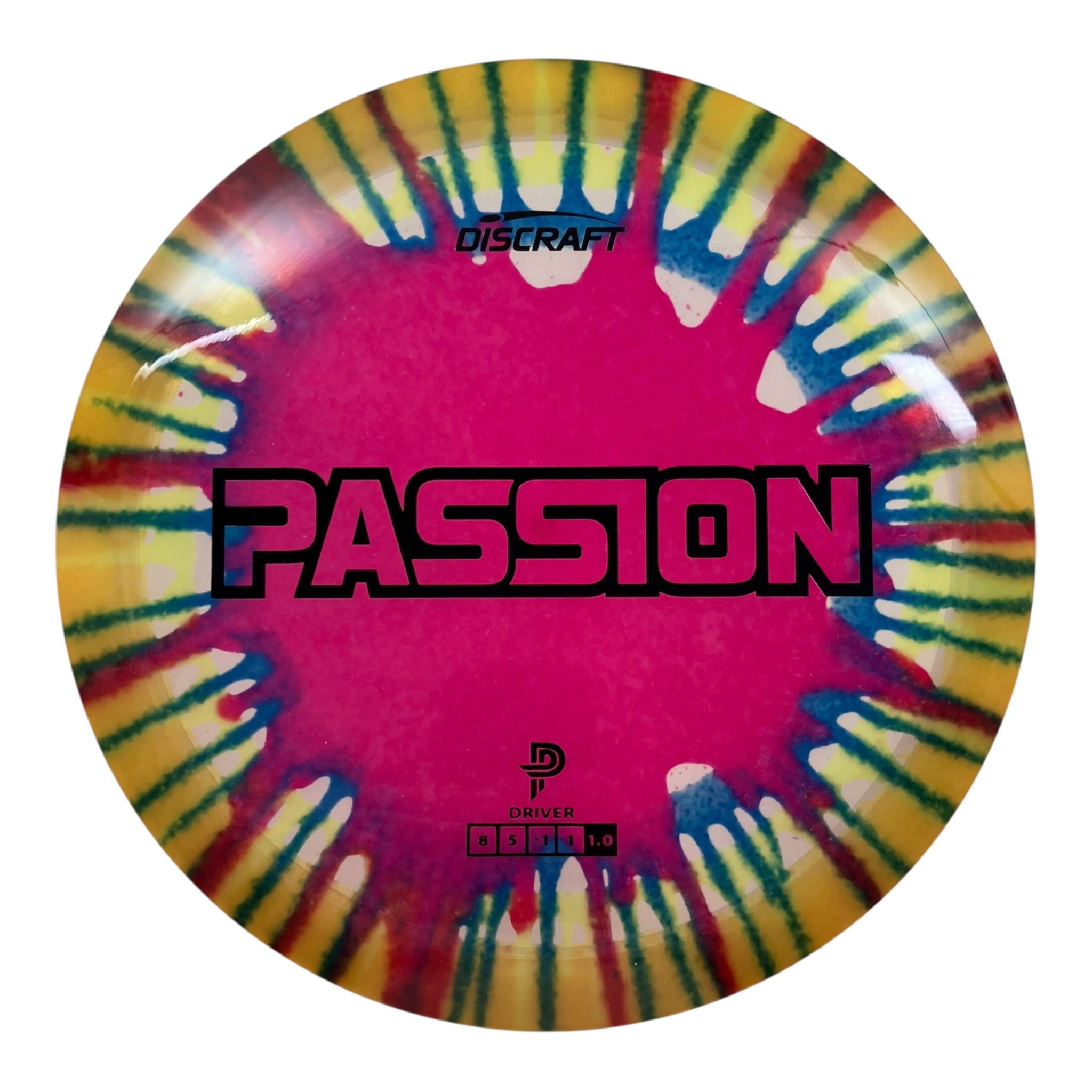 Discraft Passion | Z Line Fly Dye | Pink/Yellow/Black 175g (Paige Pierce) Disc Golf