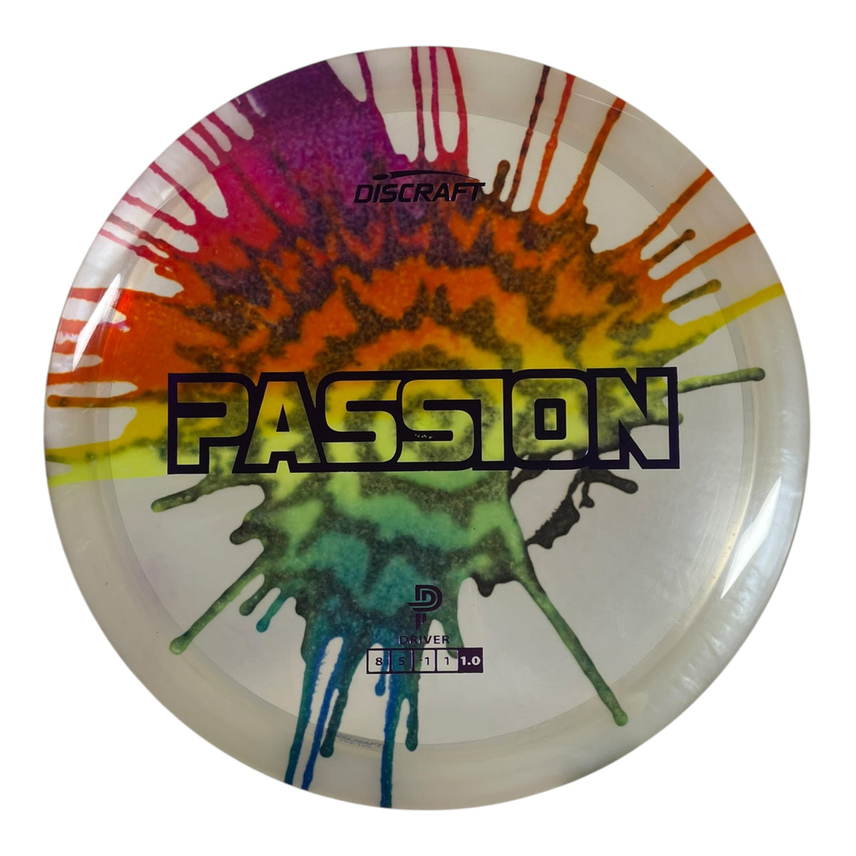 Discraft Passion | Z Line Fly Dye | Rainbow/Purple 166g (Paige Pierce) Disc Golf