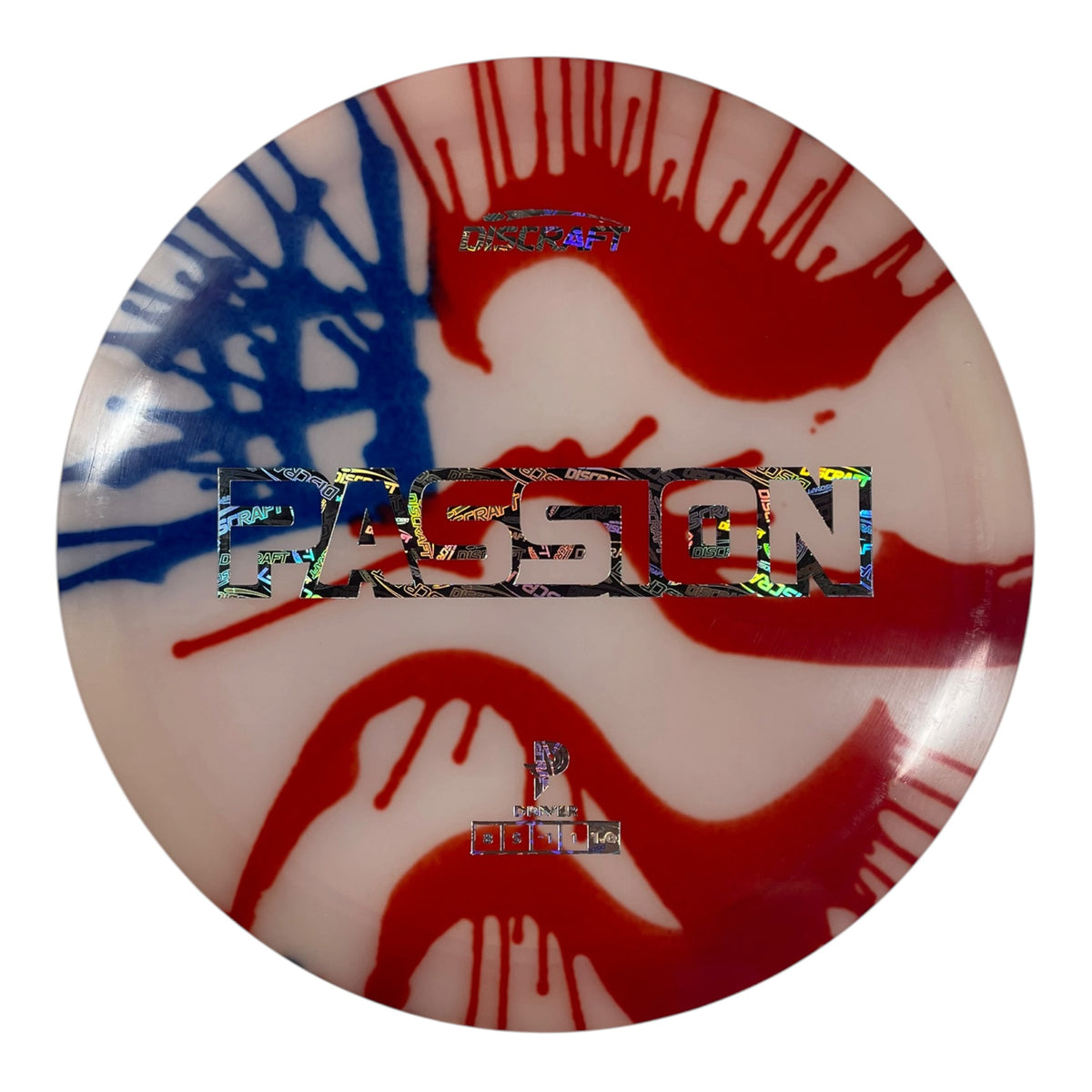 Discraft Passion | Z Line Fly Dye | USA/Discraft Logo 175g (Paige Pierce) Disc Golf