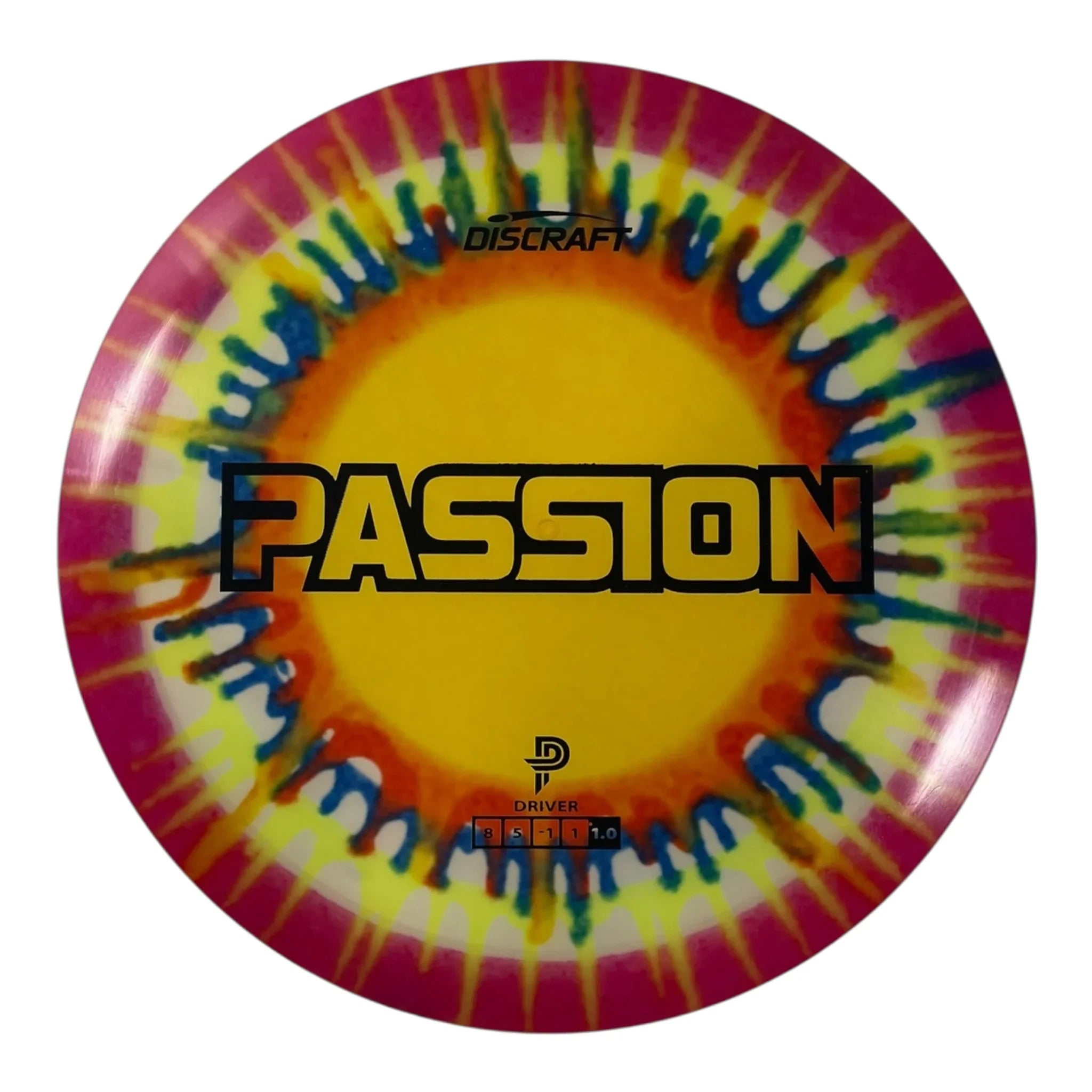 Discraft Passion | Z Line Fly Dye | Yellow/Black 174g (Paige Pierce) Disc Golf