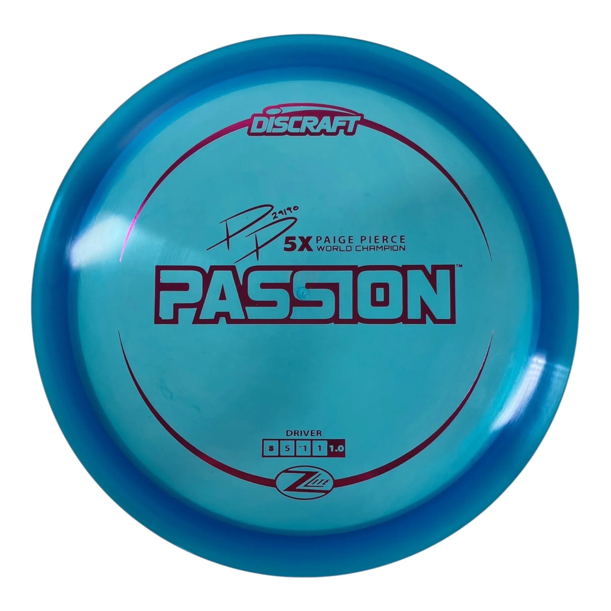 Discraft Passion | Z Lite | Blue/Pink 161g (Paige Pierce) Disc Golf