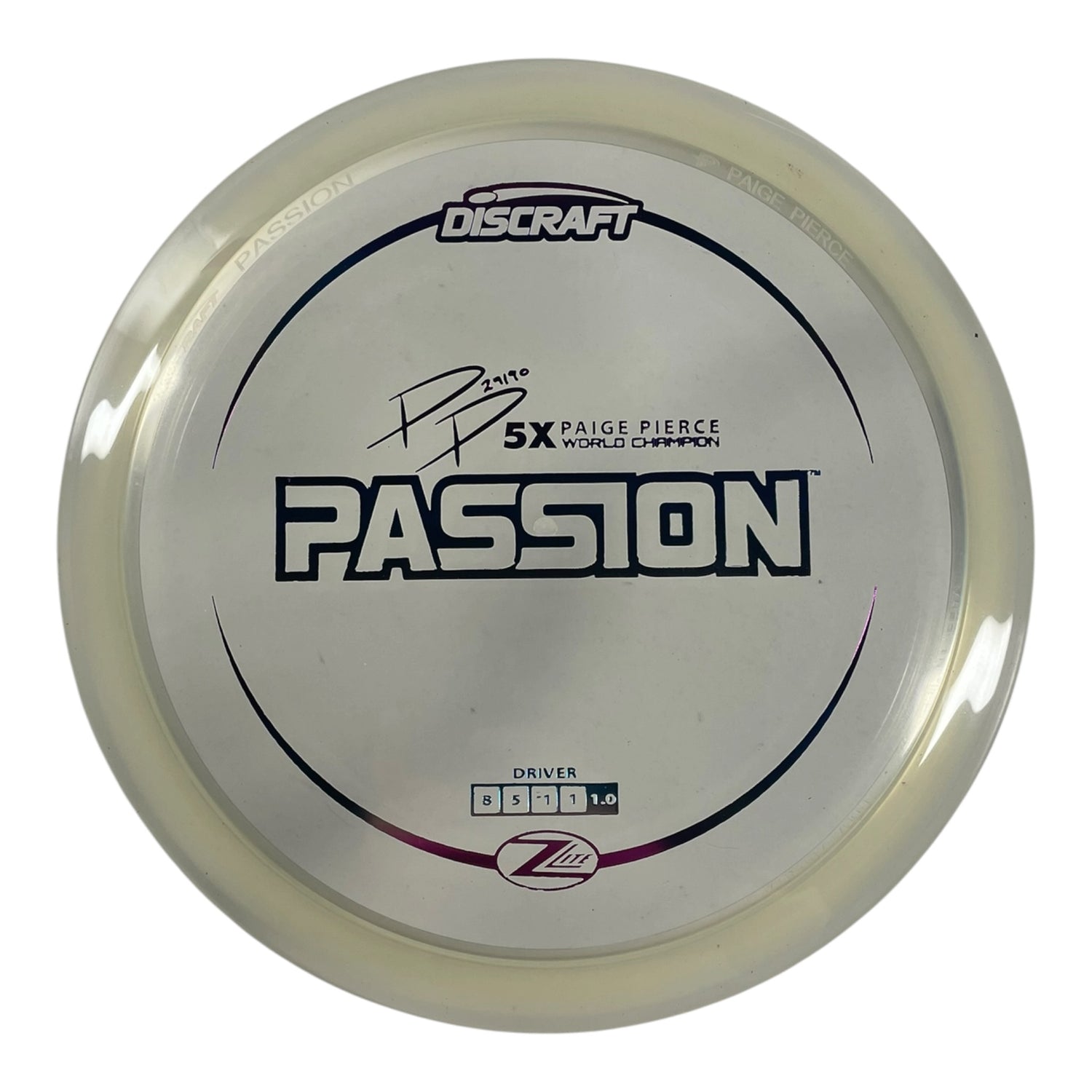 Discraft Passion | Z Lite | Clear/Sunset 162g (Paige Pierce) Disc Golf