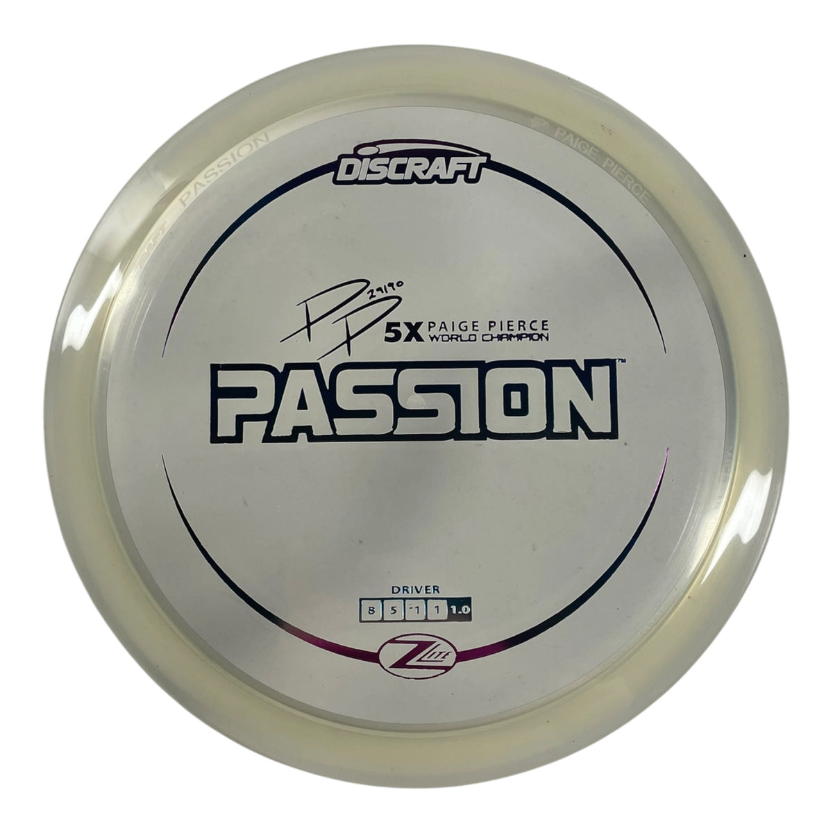 Discraft Passion | Z Lite | Clear/Sunset 162g (Paige Pierce) Disc Golf