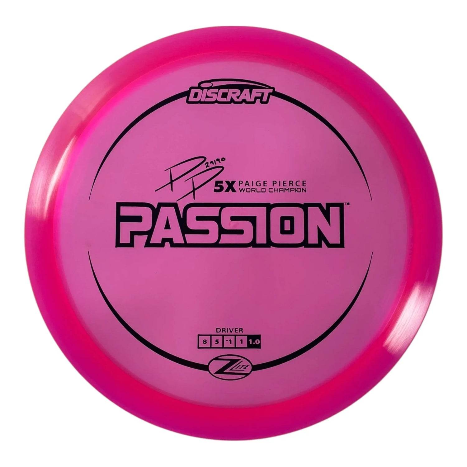 Discraft Passion | Z Lite | Pink/Black 162g (Paige Pierce) Disc Golf