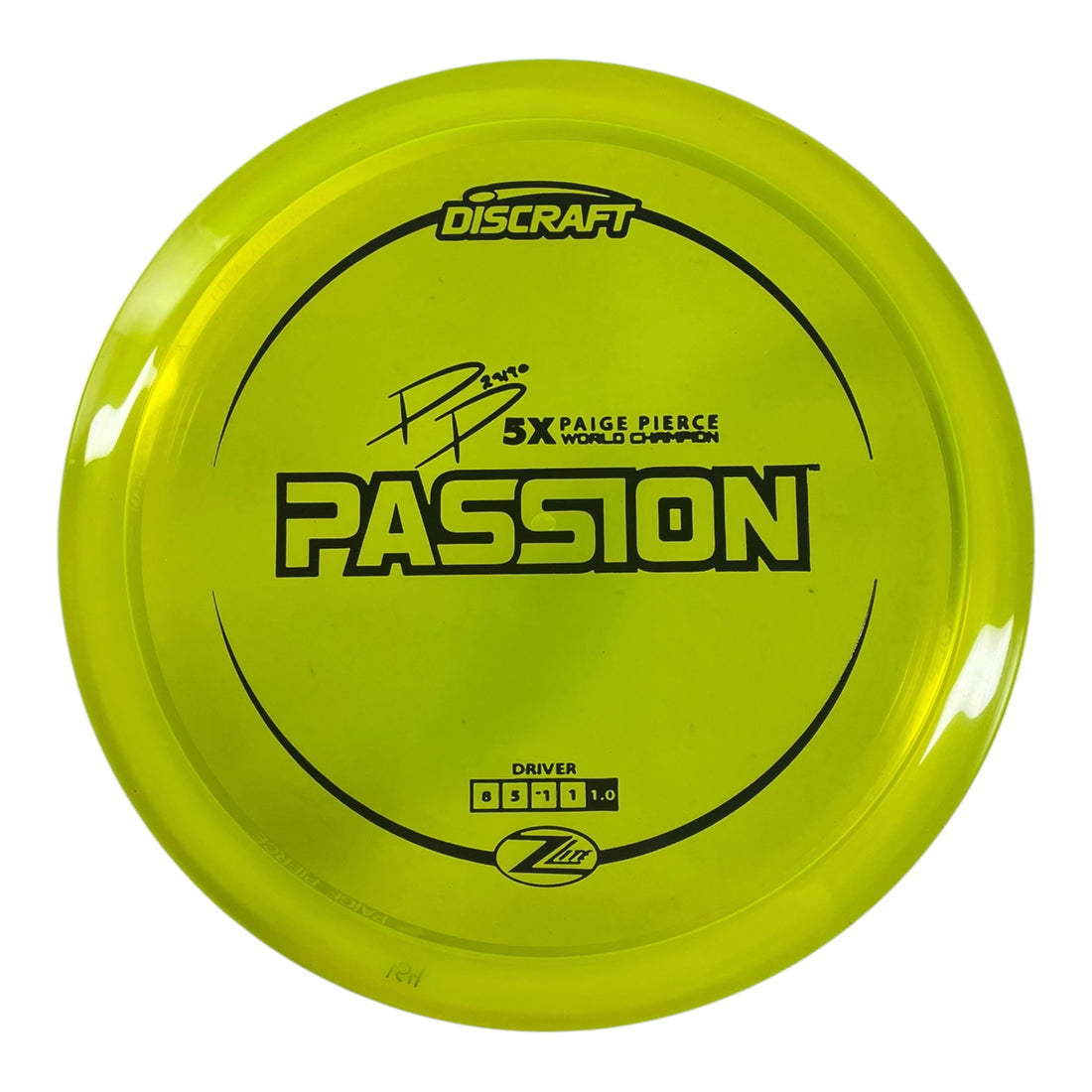 Discraft Passion | Z Lite | Yellow/Black 154g (Paige Pierce) Disc Golf