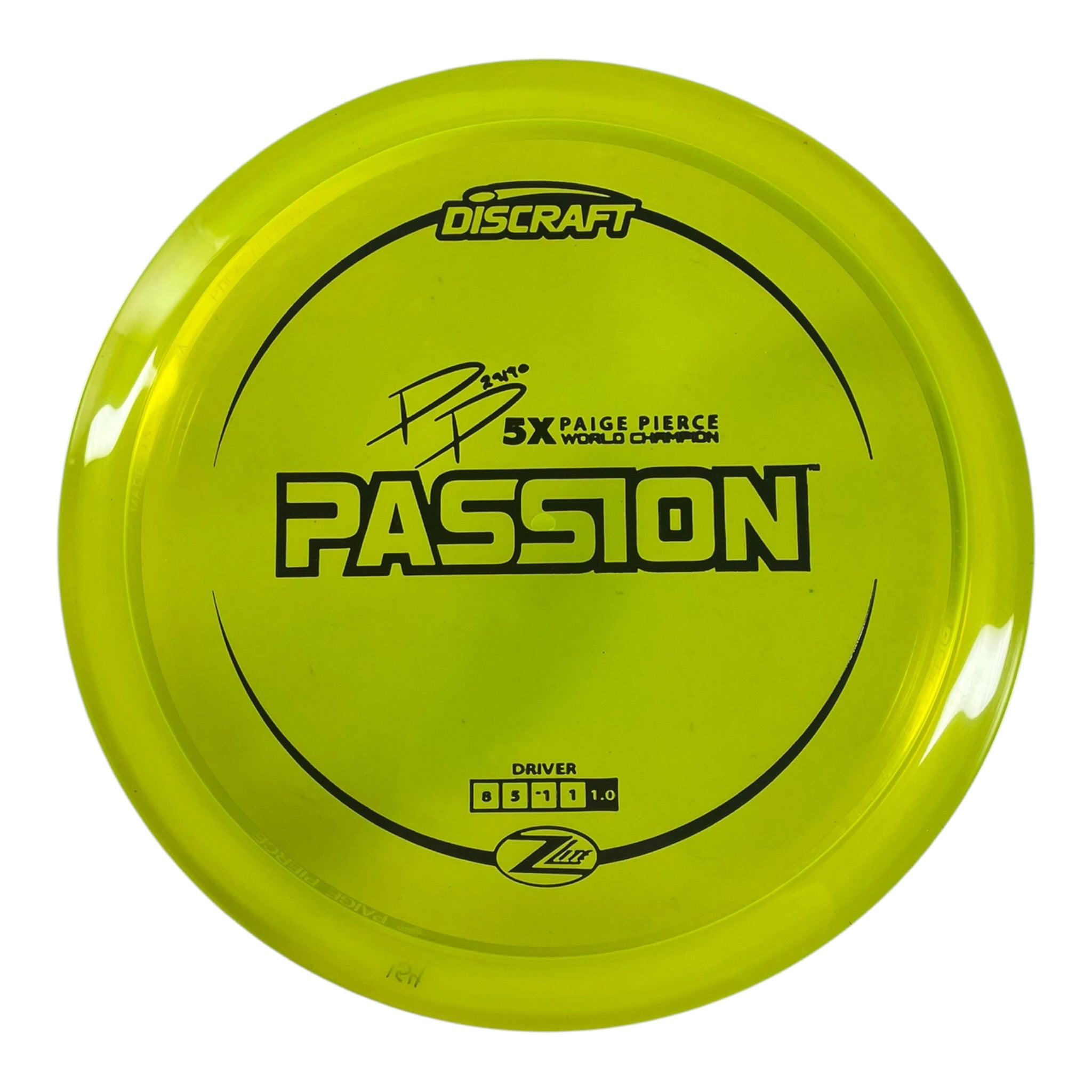 Discraft Passion | Z Lite | Yellow/Black 154g (Paige Pierce) Disc Golf