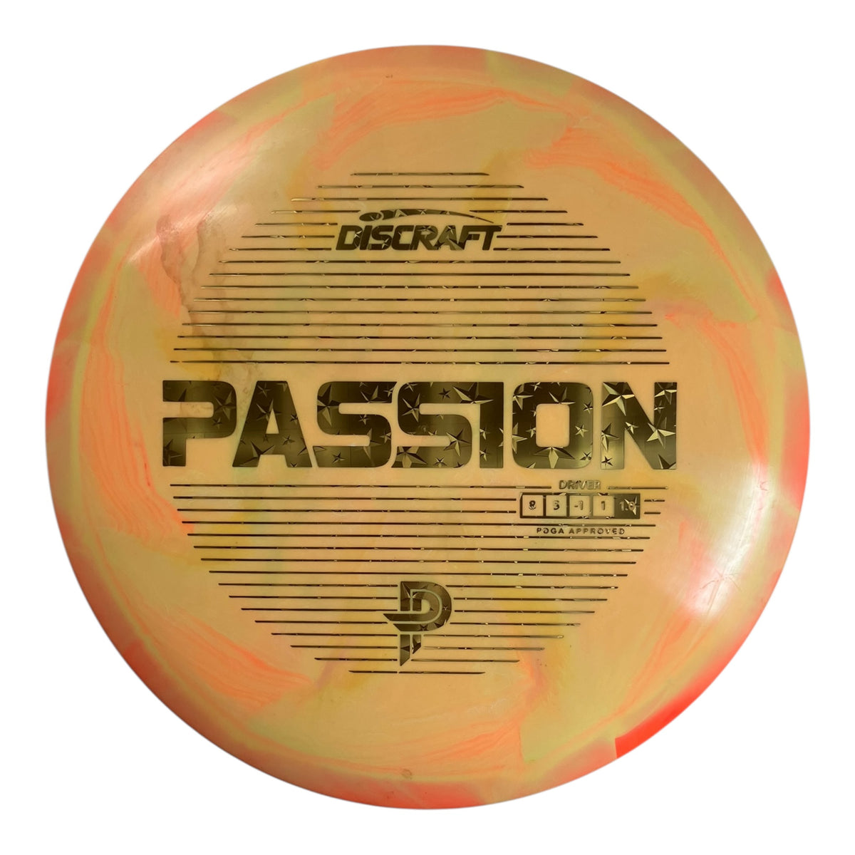 Discraft Passion - Used Like New | ESP | Orange/Gold 163g (Bottom Stamp) Disc Golf