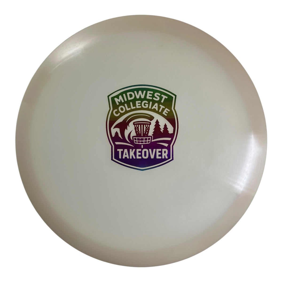 Discraft Passion - Used Like New | UV Z | White/Rainbow 173g (Midwest Collegiate) Disc Golf