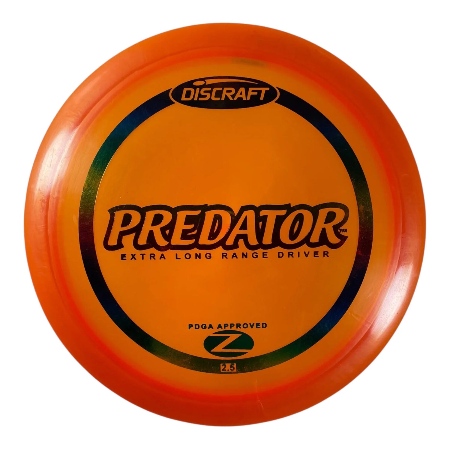 Discraft Predator | Z Line | Orange/Rainbow 172g (PFN) Disc Golf