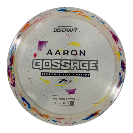 Discraft Raptor | Jawbreaker Z FLX | Yellow/Silver 174g (Aaron Gossage) Disc Golf