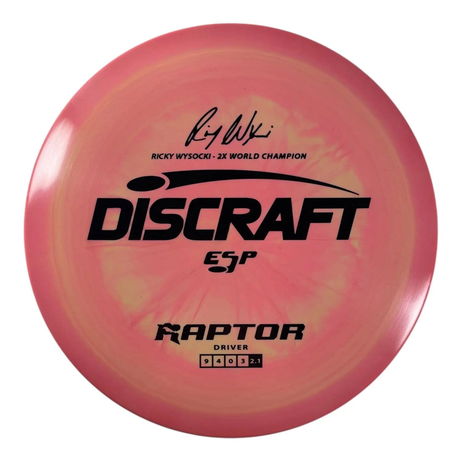 Discraft Raptor | ESP | Pink/Black 174g (Ricky Wysocki) Disc Golf