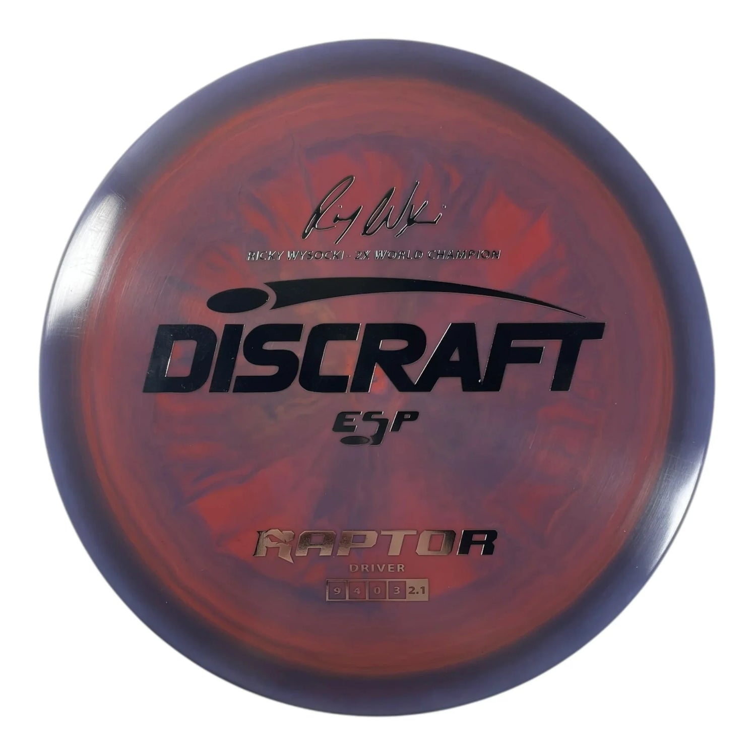 Discraft Raptor | ESP | Purple/Silver 174g (Ricky Wysocki) Disc Golf