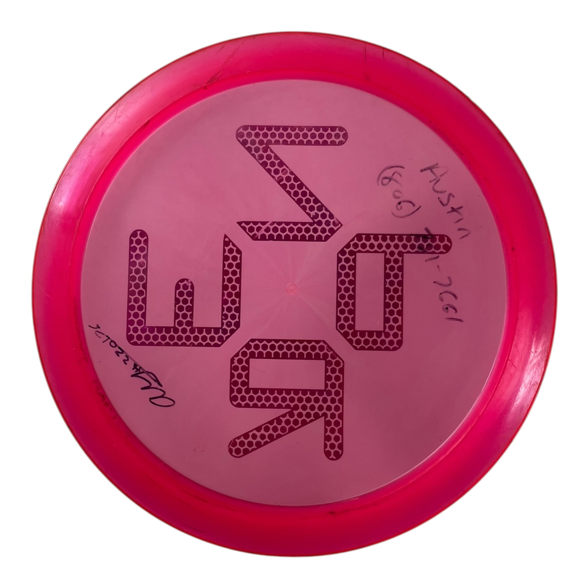 Discraft Raptor - Used Fair | Z Line | Pink/Multi 172g (Andrew Presnell) Disc Golf