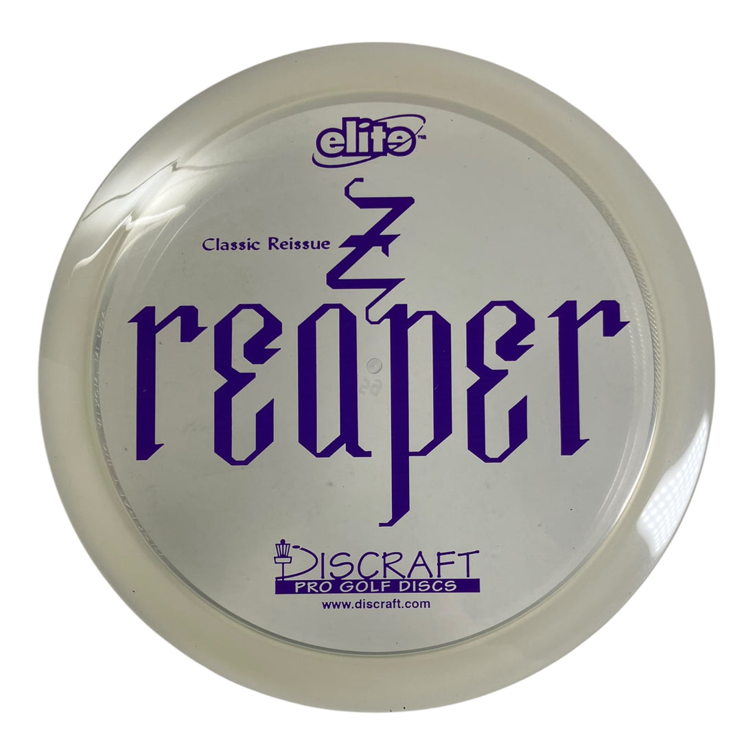 Discraft Reaper | Z Line | Clear/Purple 175g (Classic Reissue) Disc Golf