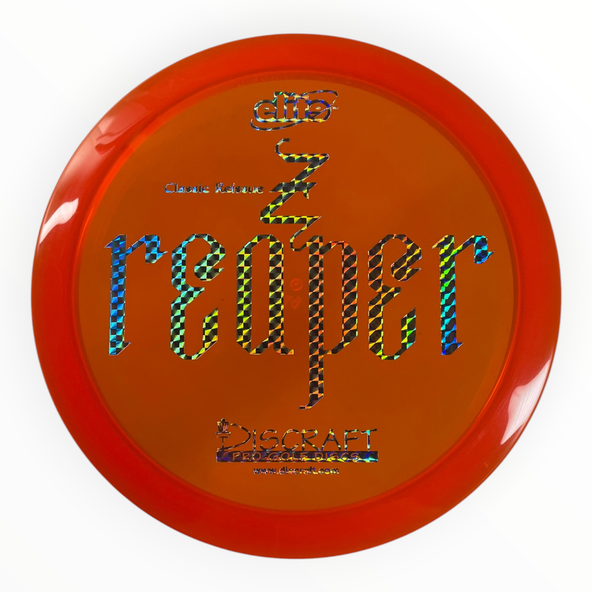 Discraft Reaper | Z Line | Orange/Holo 174g (Classic Reissue) Disc Golf