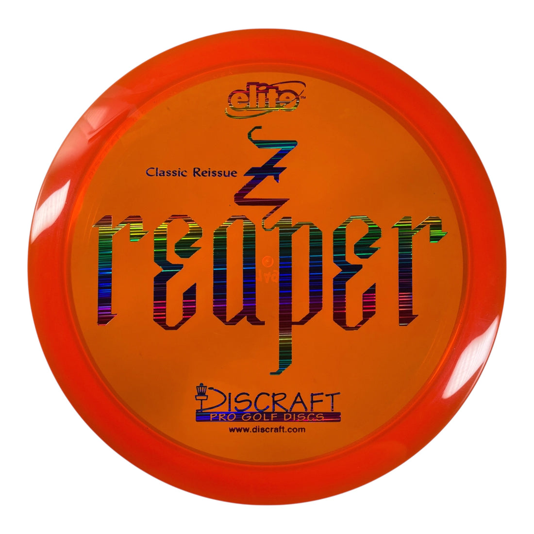 Discraft Reaper | Z Line | Orange/Rainbow 174g (Classic Reissue) Disc Golf