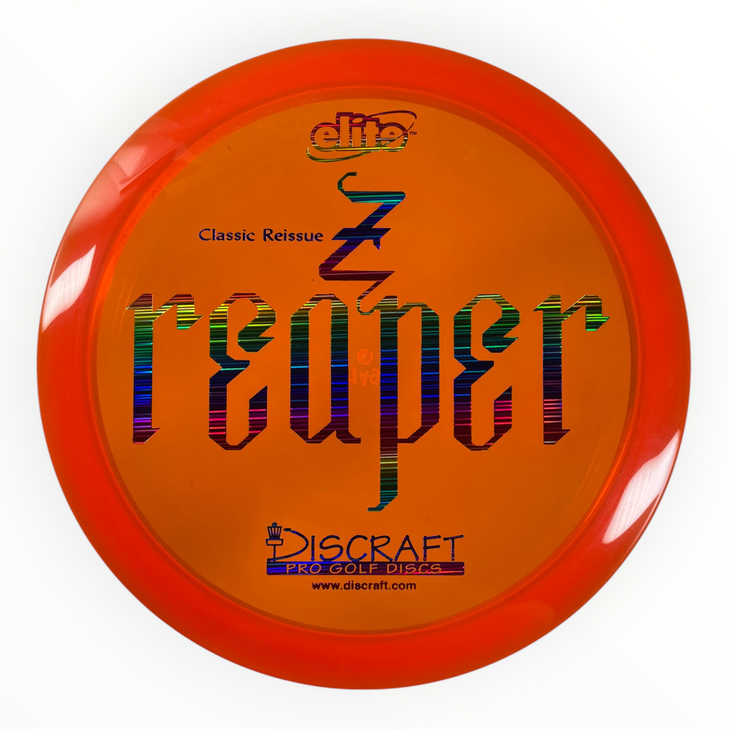 Discraft Reaper | Z Line | Orange/Rainbow 174g (Classic Reissue) Disc Golf