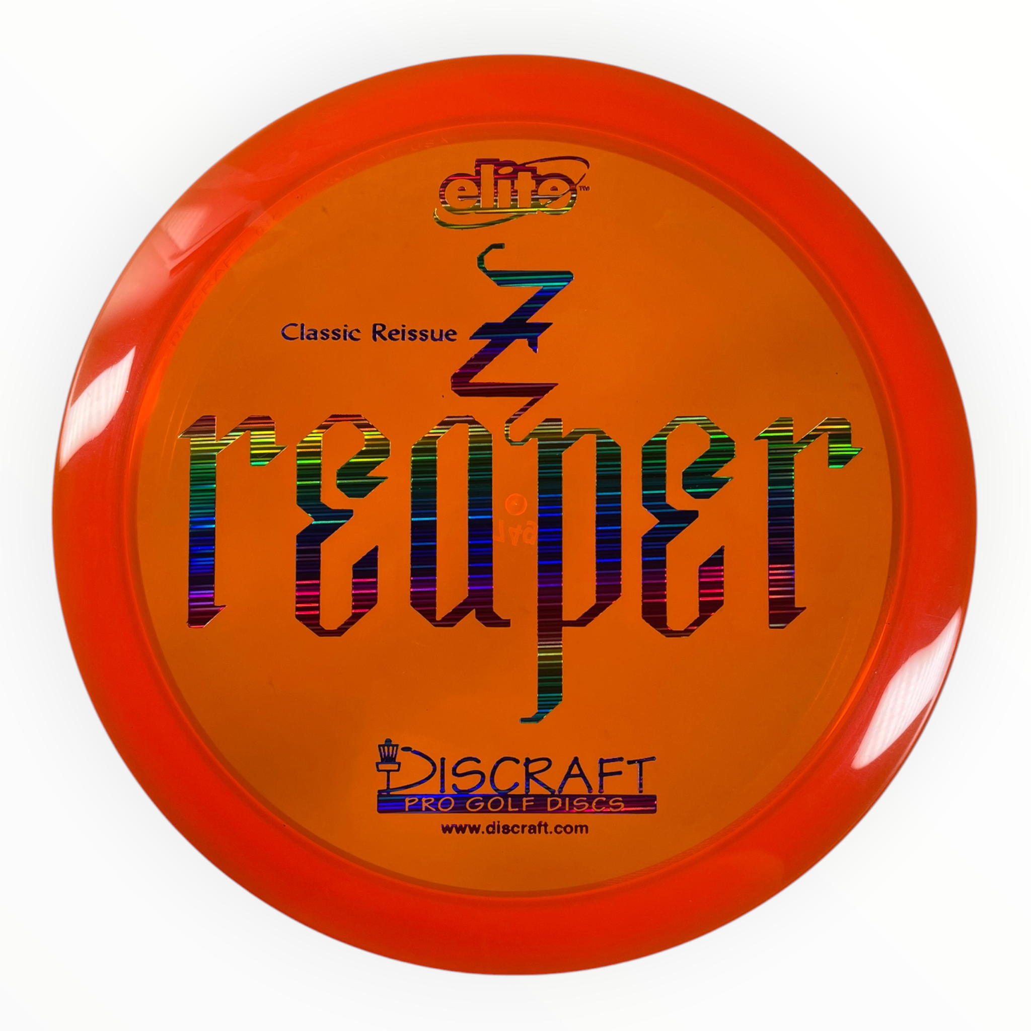 Discraft Reaper | Z Line | Orange/Rainbow 174g (Classic Reissue) Disc Golf