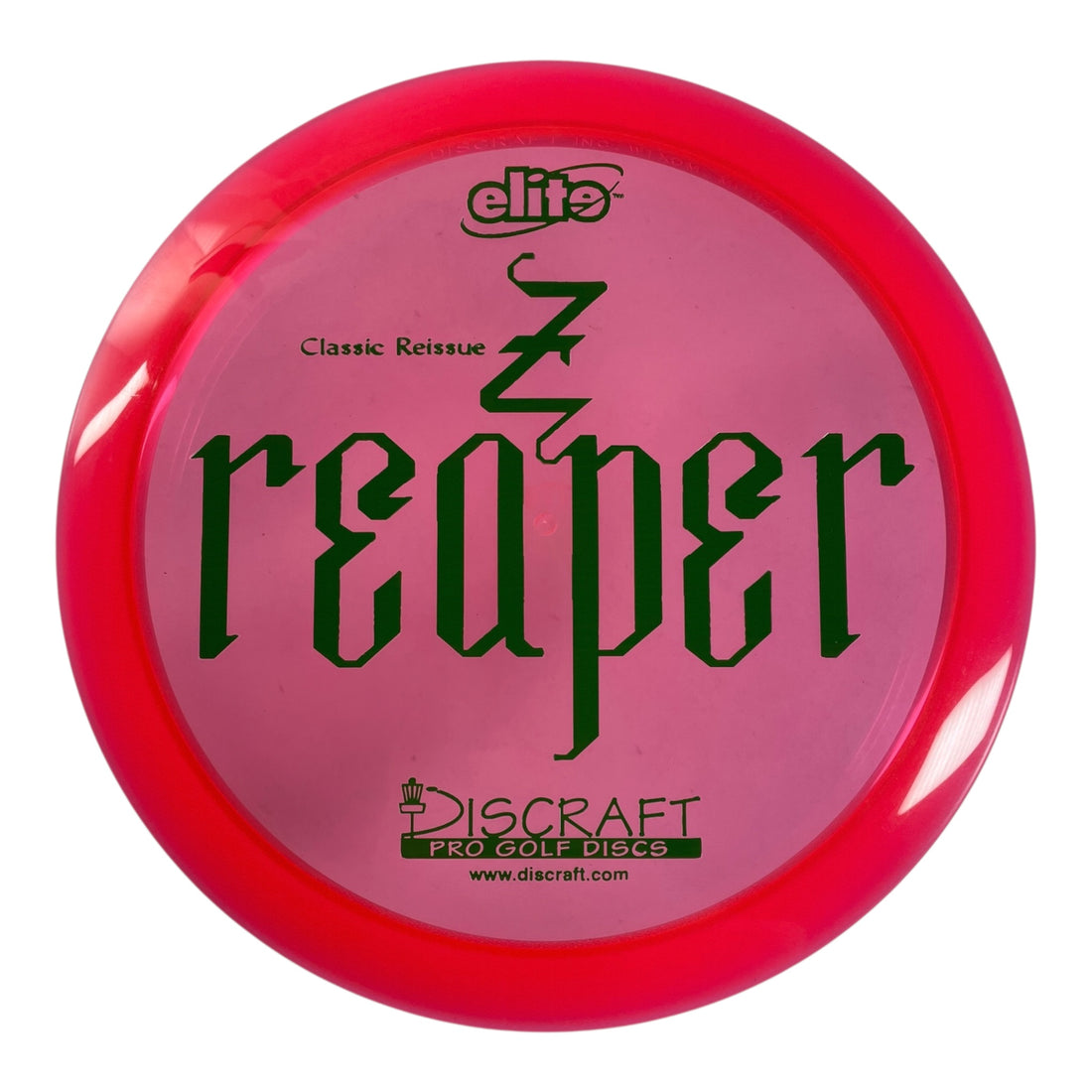 Discraft Reaper | Z Line | Pink/Green 177g (Classic Reissue) Disc Golf