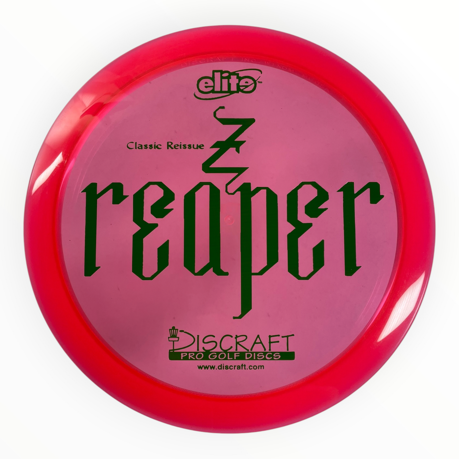 Discraft Reaper | Z Line | Pink/Green 177g (Classic Reissue) Disc Golf