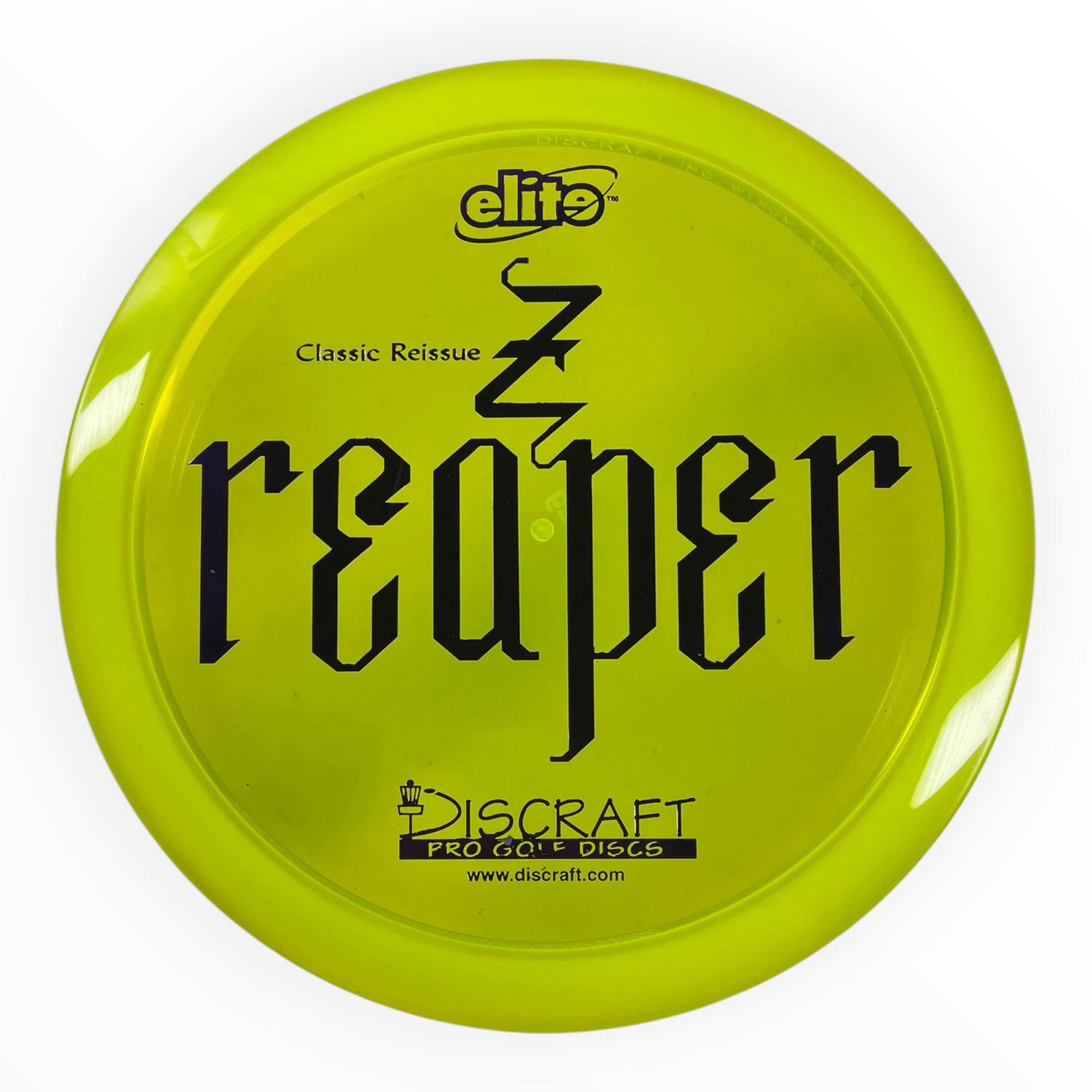 Discraft Reaper | Z Line | Yellow/Purple 172g (Classic Reissue) Disc Golf