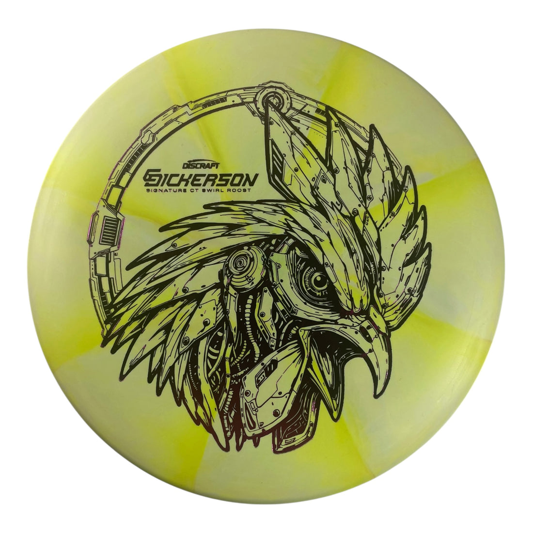 Discraft Roost | CT Swirl | Yellow/Pink 173g (Chris Dickerson) Disc Golf