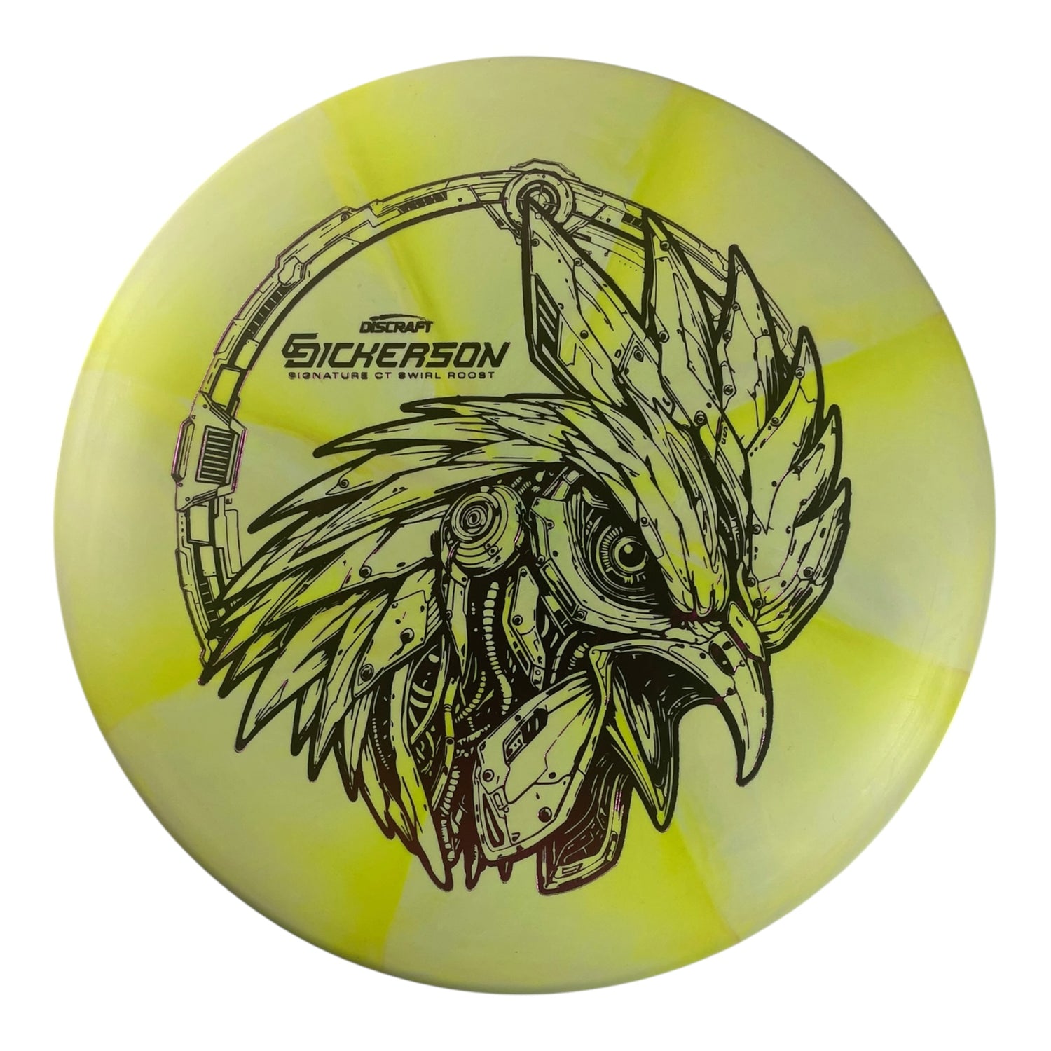 Discraft Roost | CT Swirl | Yellow/Pink 173g (Chris Dickerson) Disc Golf