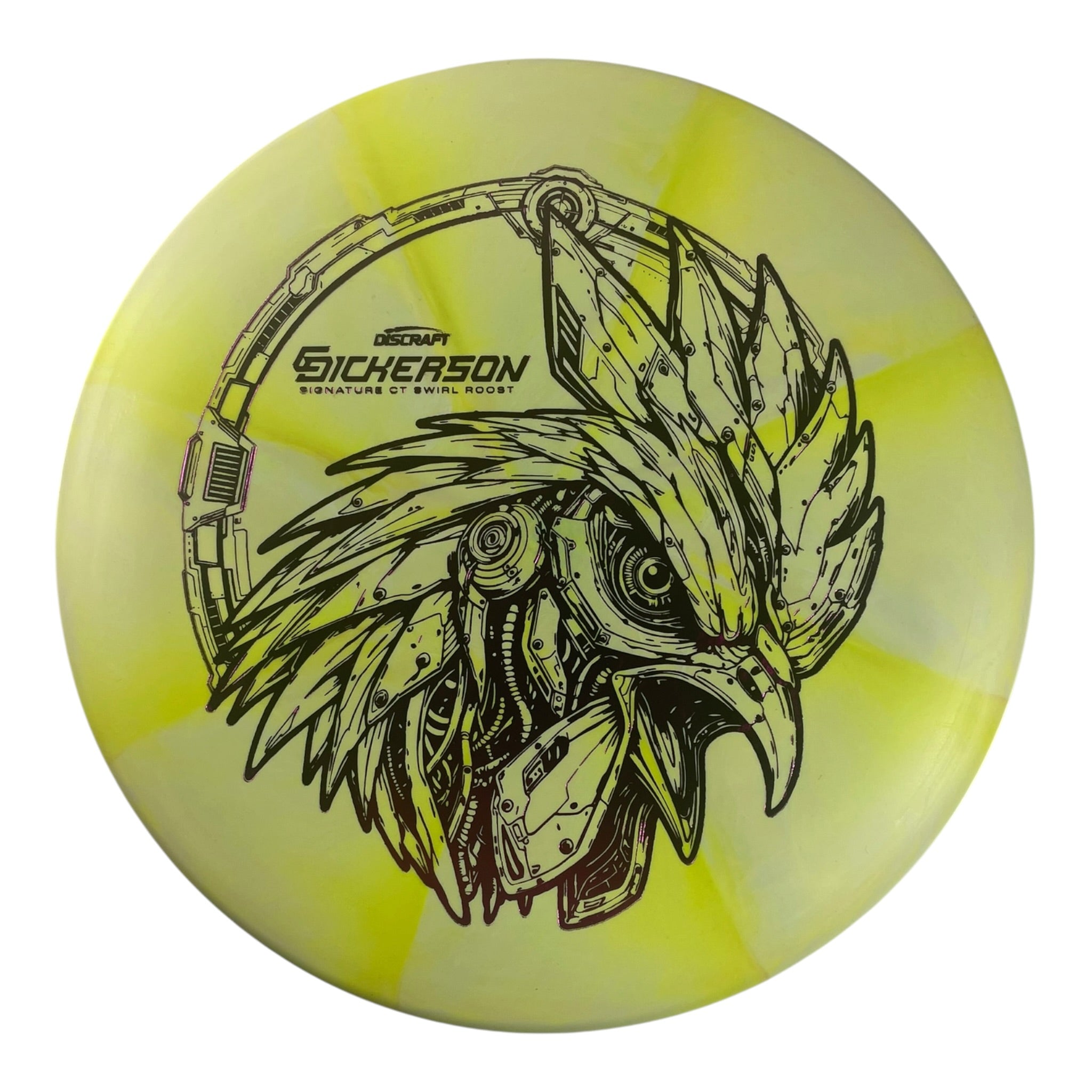 Discraft Roost | CT Swirl | Yellow/Pink 173g (Chris Dickerson) Disc Golf