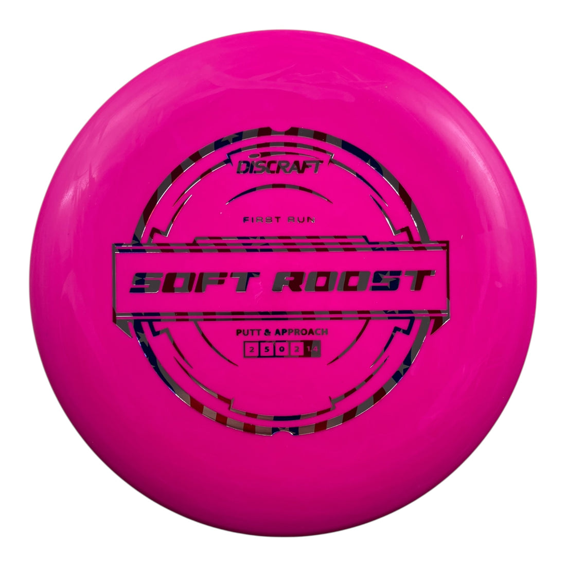 Discraft Roost | Putter Line Soft | Pink/USA 172g (First Run) Disc Golf