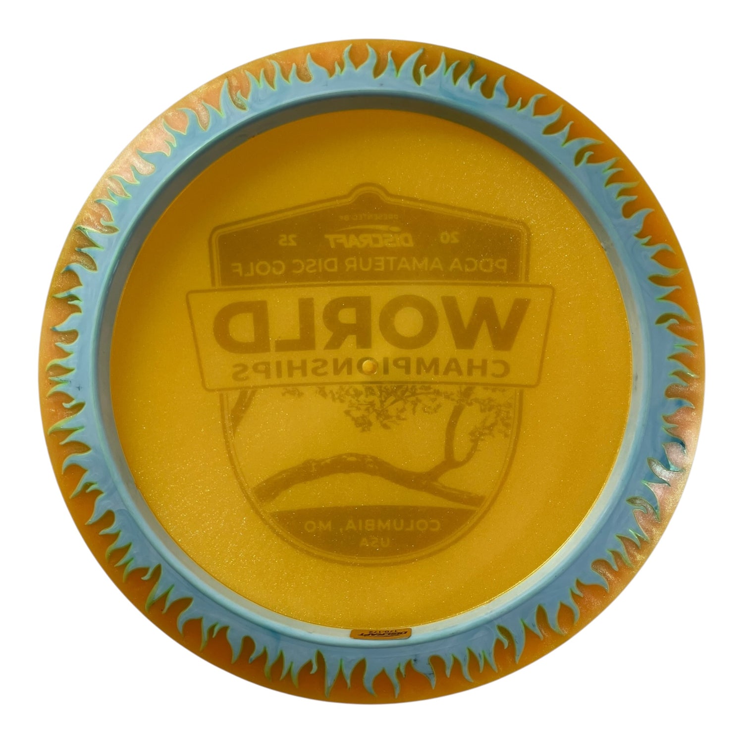 Discraft Scorch | Colorshift FuZed Line | Yellow/Stars 172g (AM Worlds 2025) Disc Golf