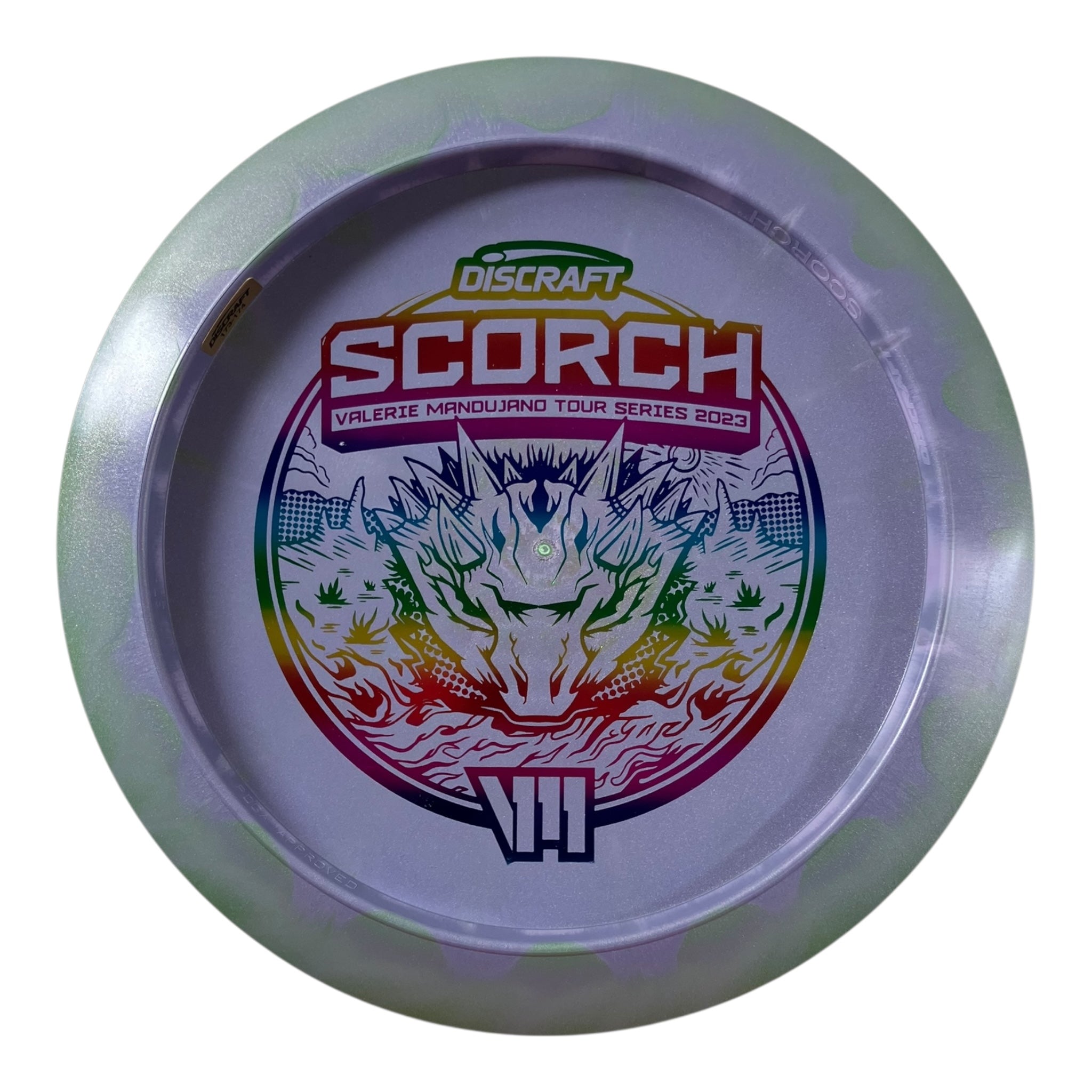 Discraft Scorch | ESP | Blue/Green/Rainbow 174g (Valerie Mandujano) Disc Golf