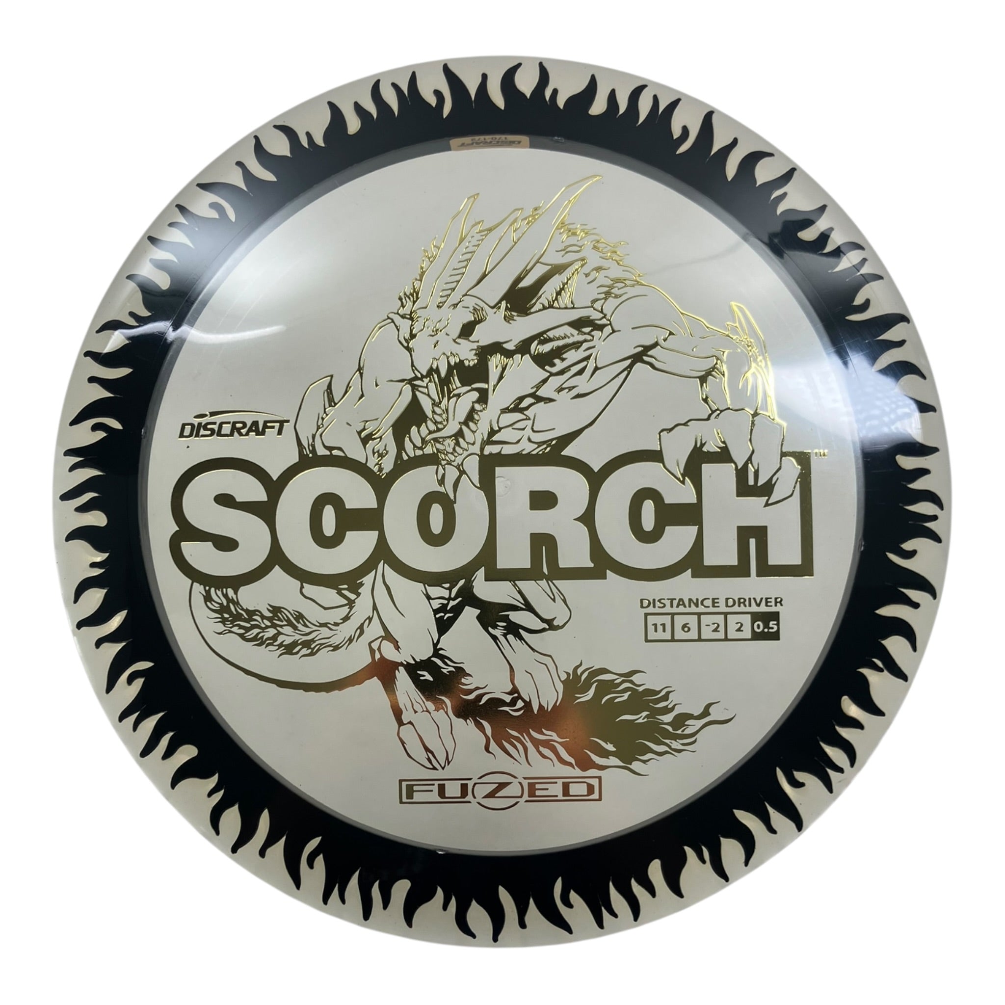 Discraft Scorch | FuZed Line | Black/Gold 170g Disc Golf